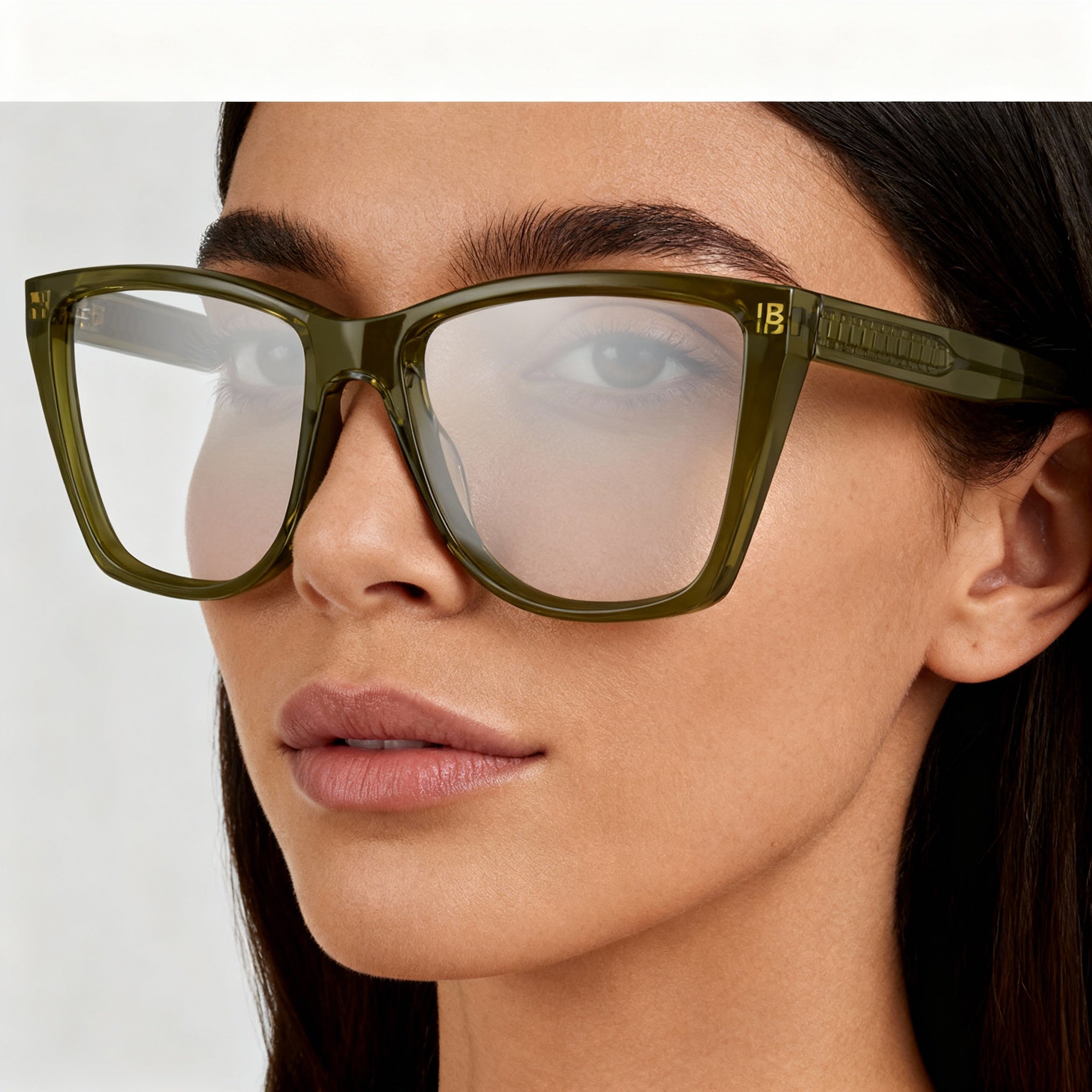 Victoria Beckham VB2664 Women's Olive Green Acetate Optical Glasses Multi-coloured Lenses 2-16-140mm, Photo 3