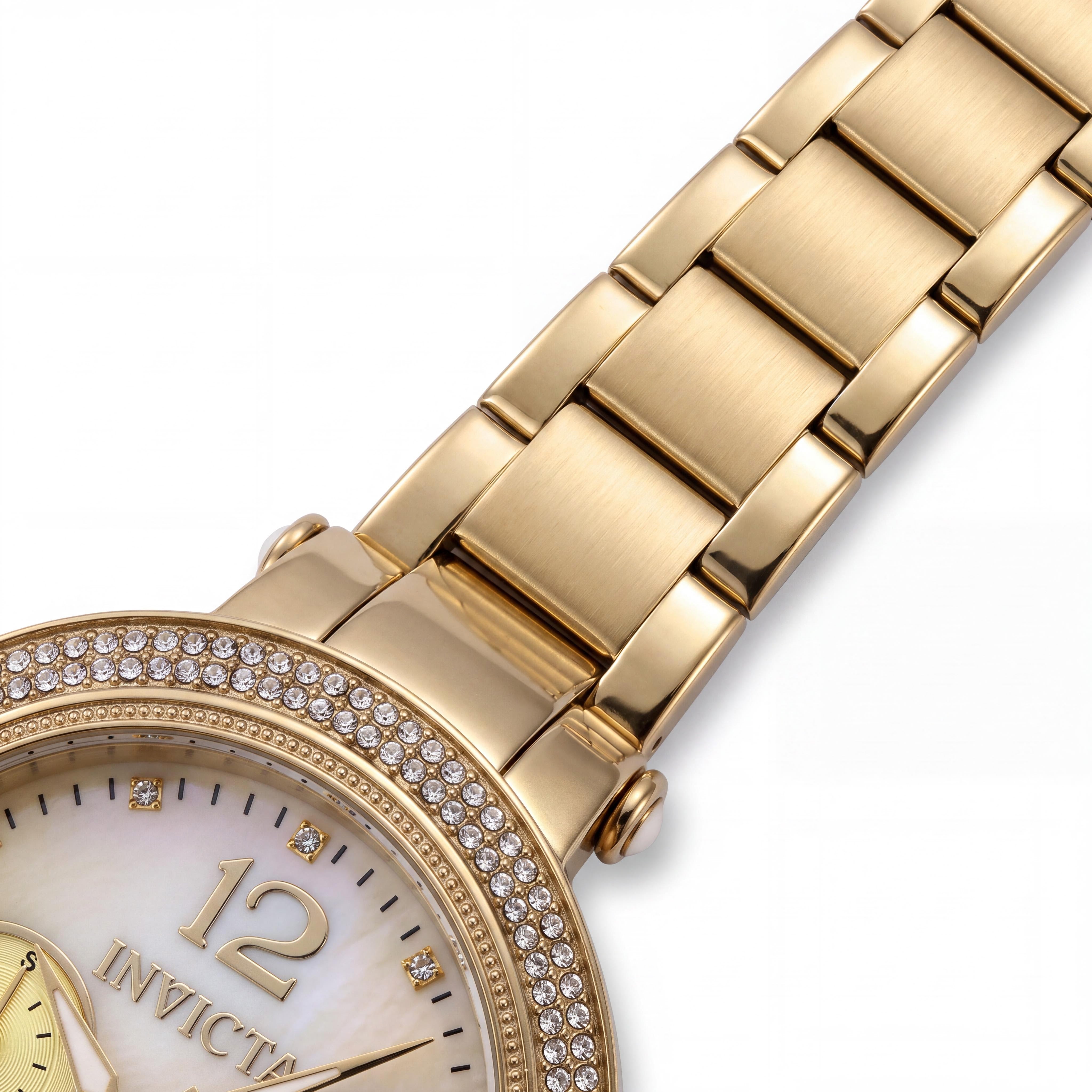 Invicta Bolt 48113 Women's Gold Stainless Steel Bracelet Watch 37mm, Photo 3
