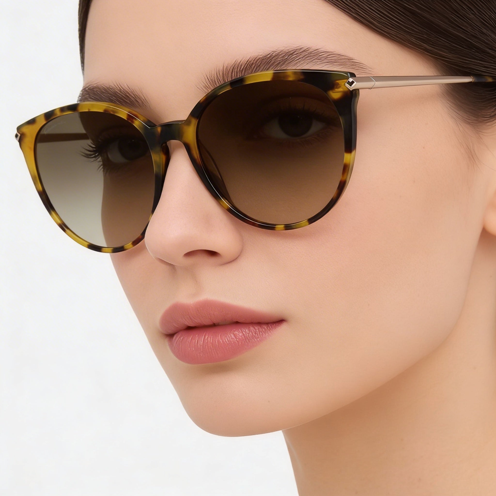 Lacoste L928s-214 Women's Havana Acetate Frame 100% UV Protection Gradient Khaki Lenses 56mm, Photo 3