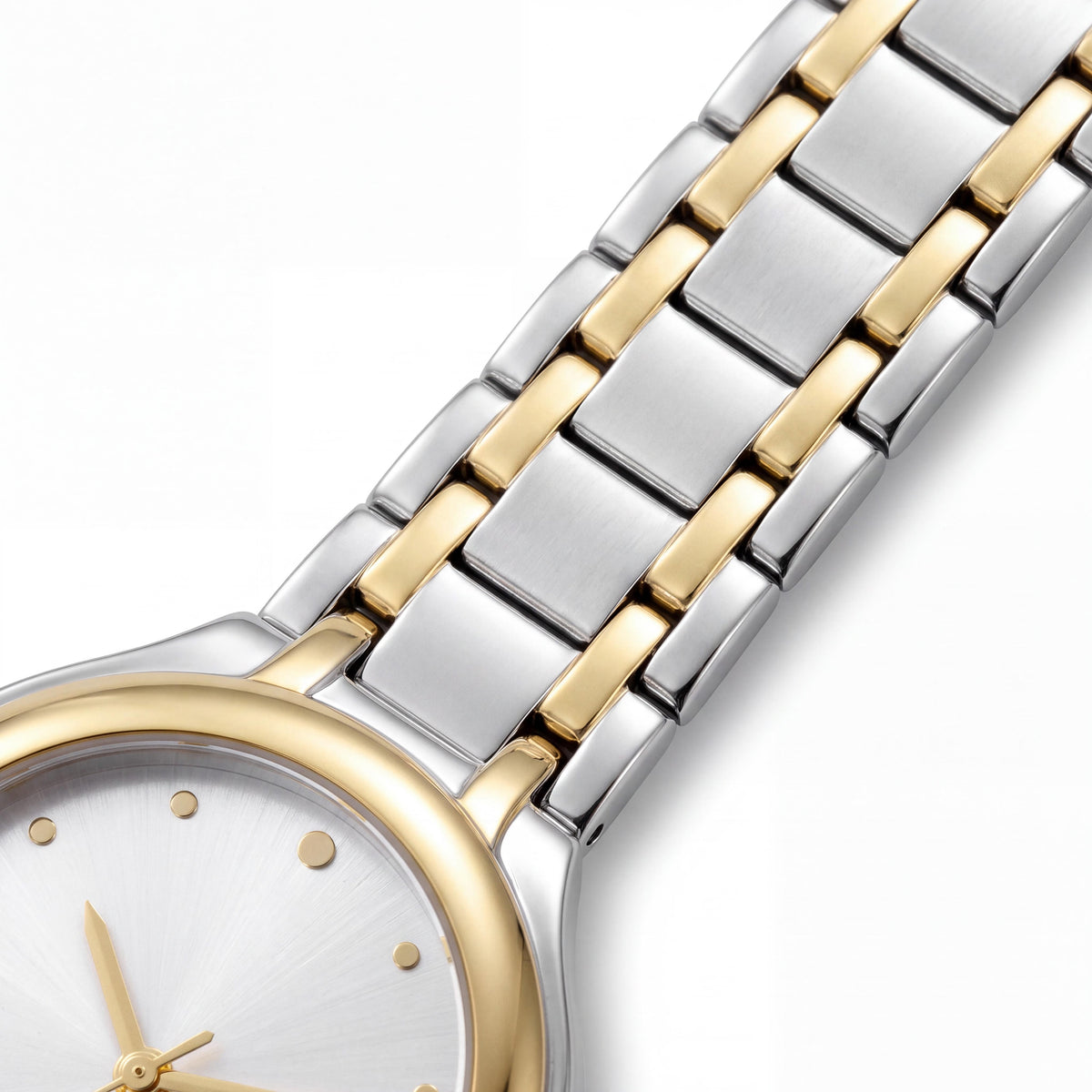 Invicta Wildflower 50609 Reloj de pulsera de acero inoxidable plateado para mujer, movimiento de cuarzo, caja de 32 mm, Photo 2