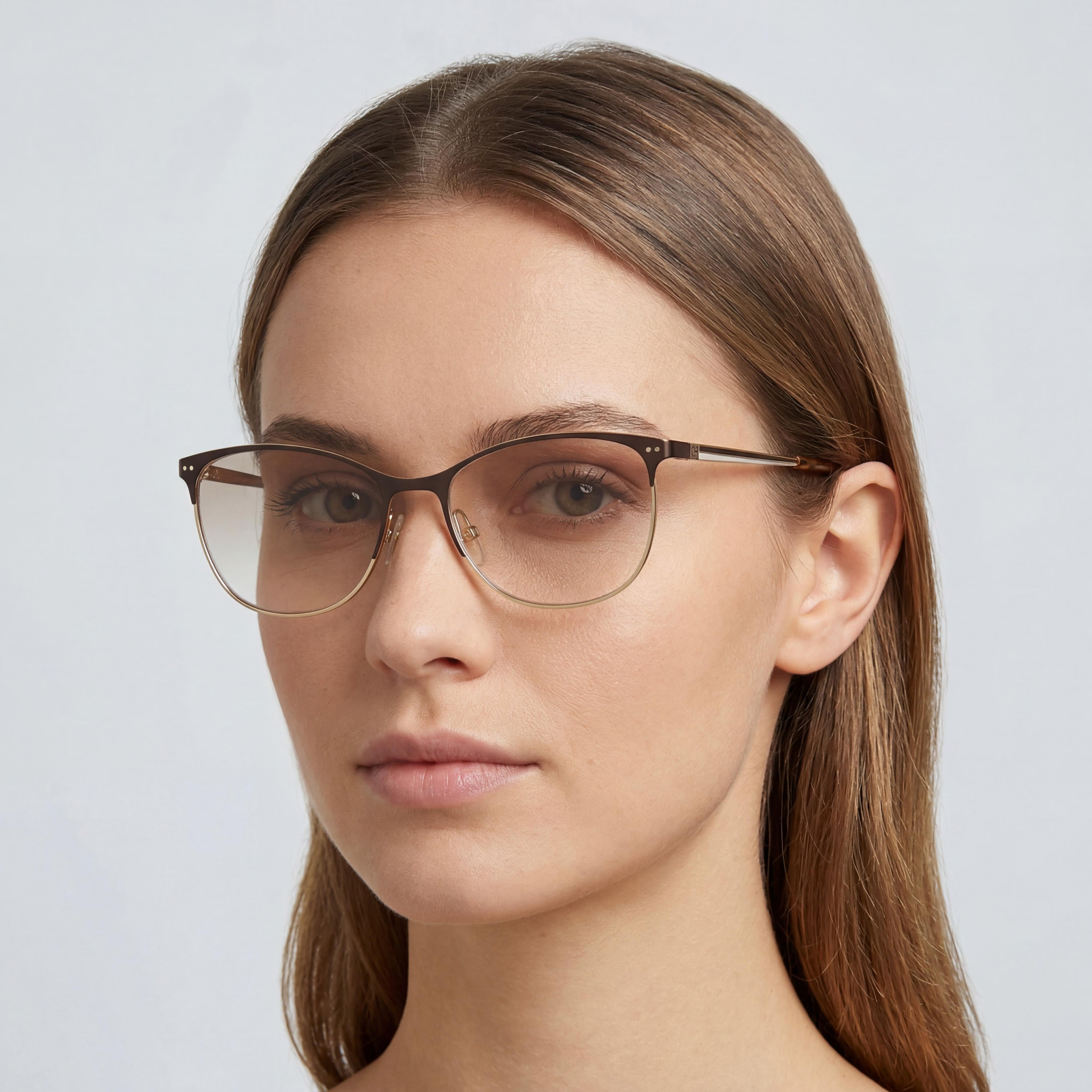 Carolina Herrera VISTA HER 0168 Casual Women's Alloy Steel Frame Polycarbonate Lens Eyeglasses 54/16/145, Photo 4