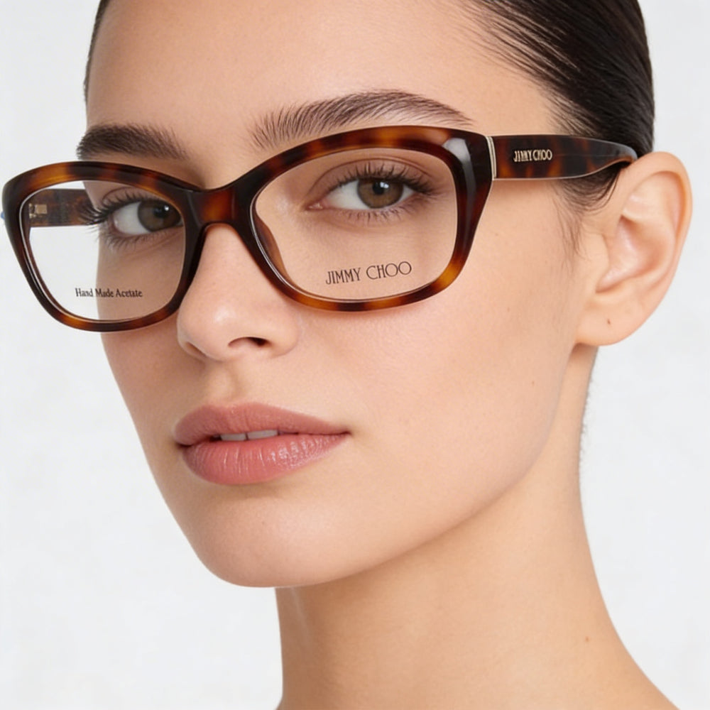 Gafas de sol Jimmy Choo para mujer, talla 82, montura de plástico color oro habana, lentes de 52 mm, puente de 17 mm, patillas de 140 mm