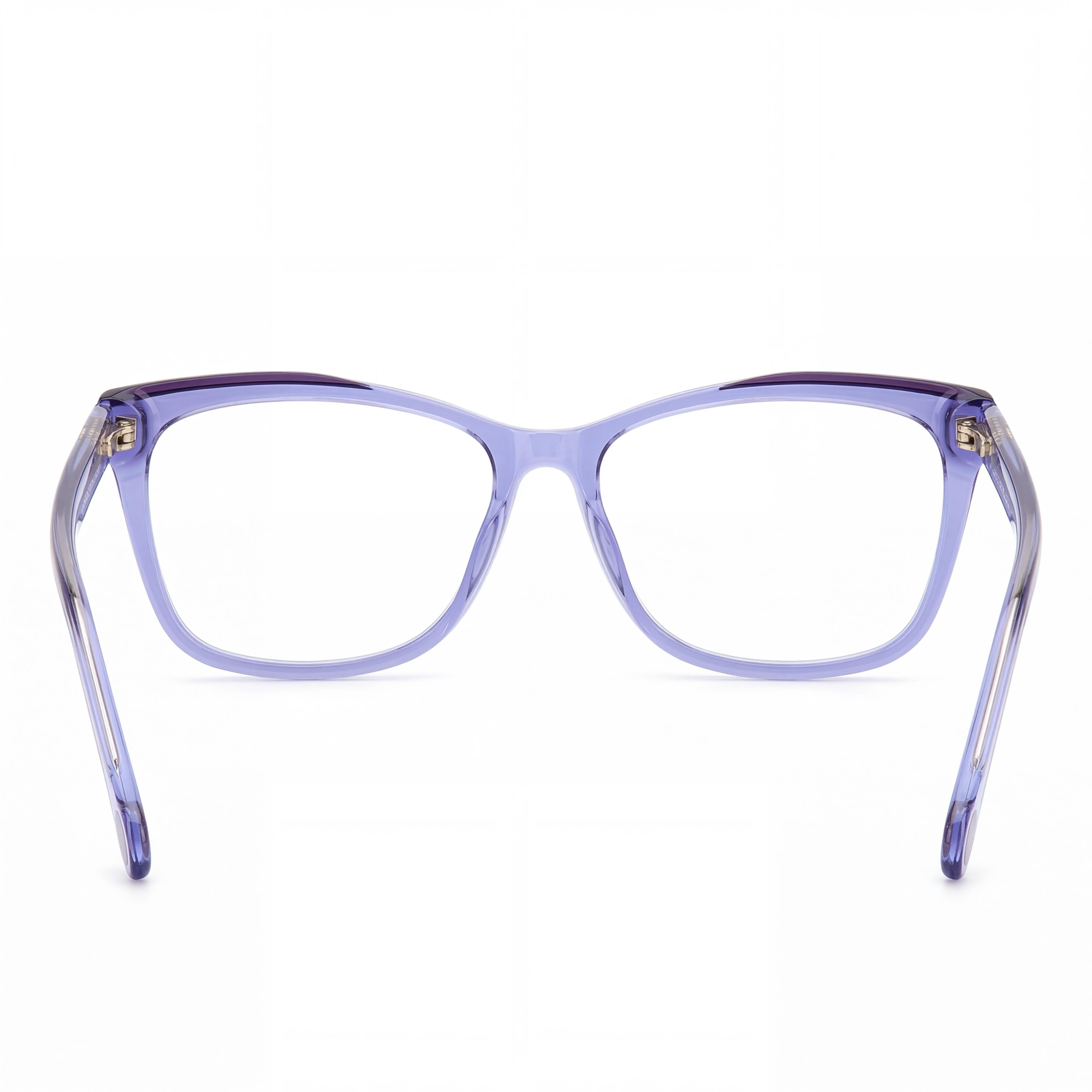 Carolina Herrera Classic Women's Blue Violet Plastic Frame Non-Polarized Polycarbonate Sunglasses 55mm, Photo 3