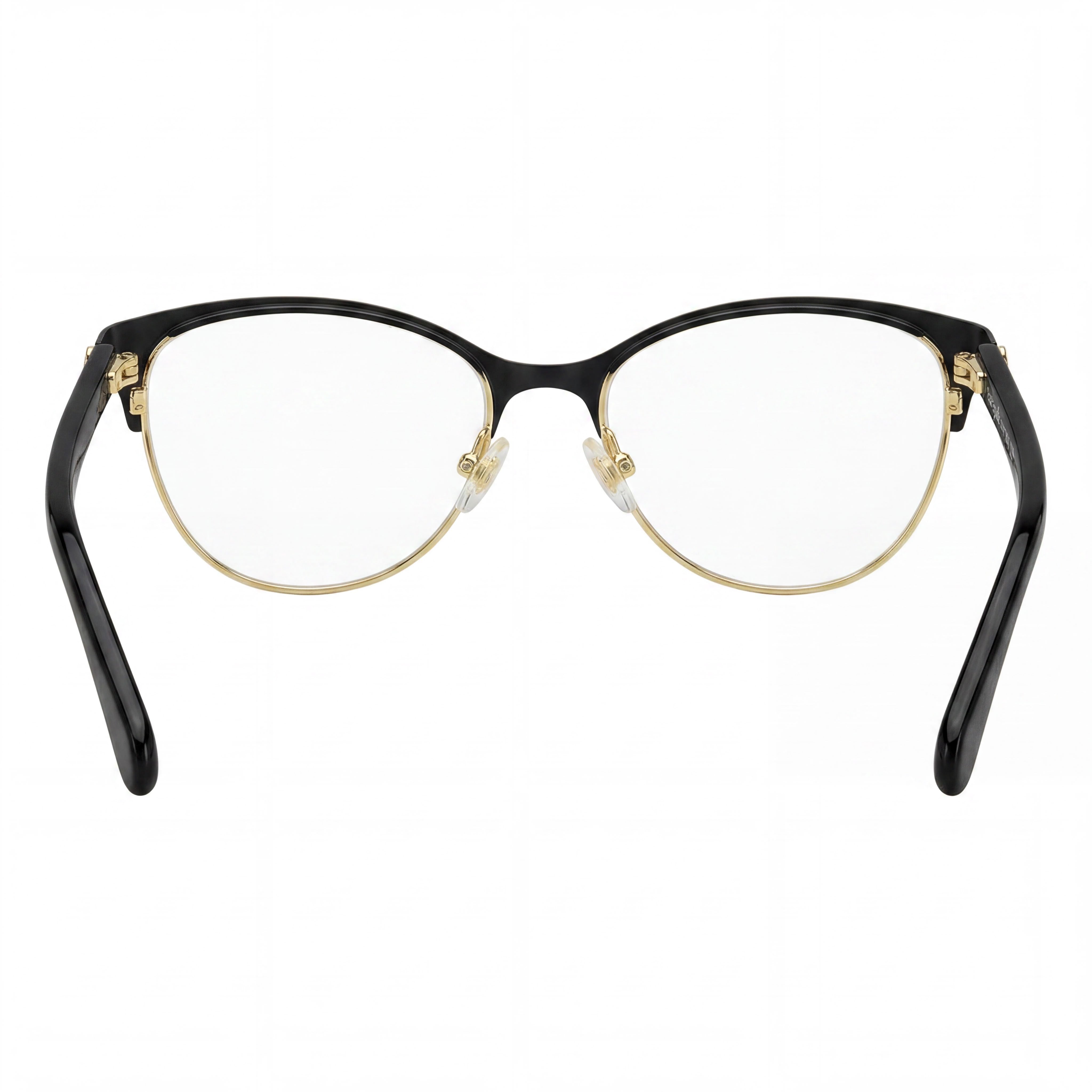Kate Spade New York HADLEE Gafas de acero inoxidable con montura ojo de gato negra para mujer, talla 52, Photo 3