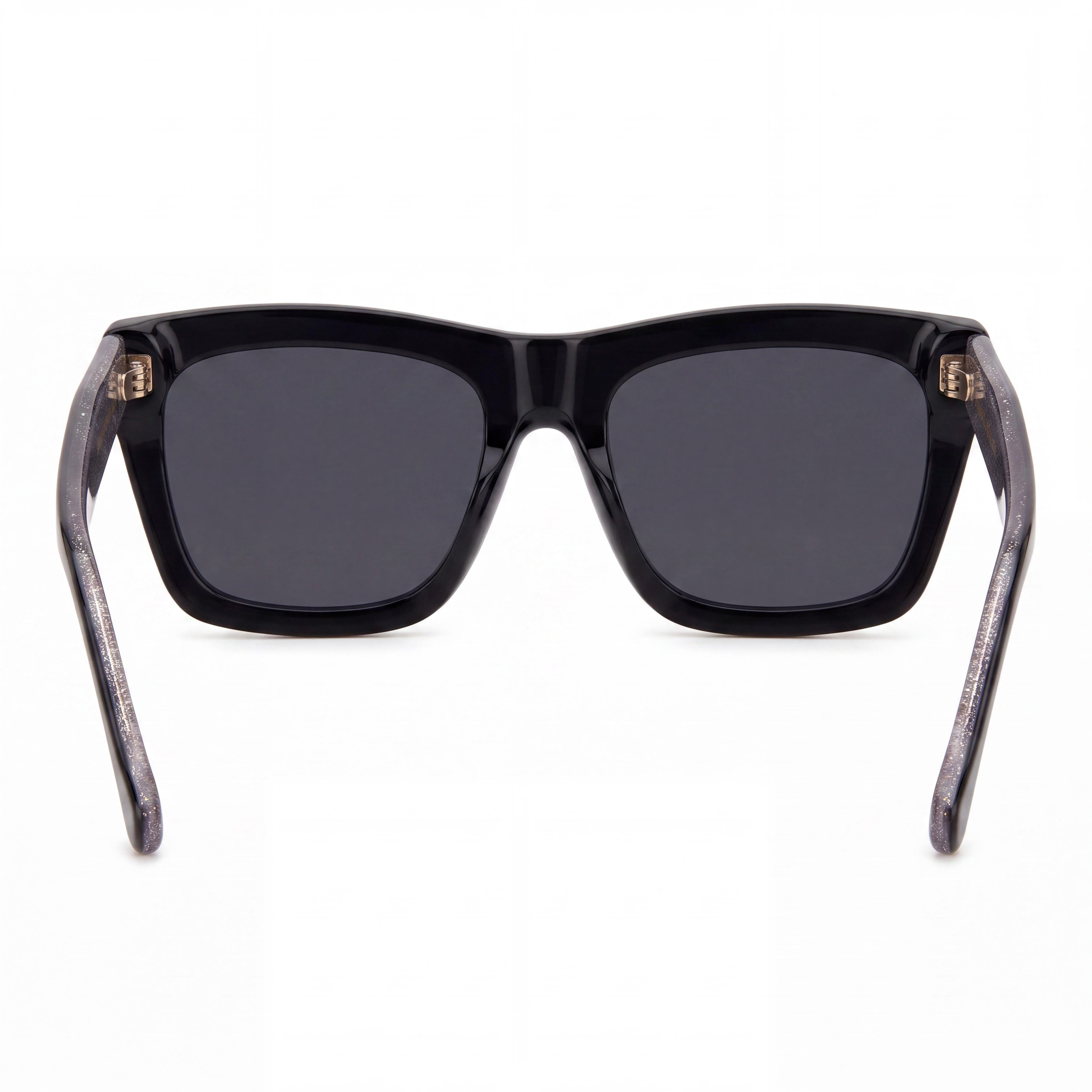 Gafas de Sol Carolina Herrera Modern para Mujer, Acetato Negro Plateado, No Polarizadas, 100% Protección UV, 53mm, Photo 4