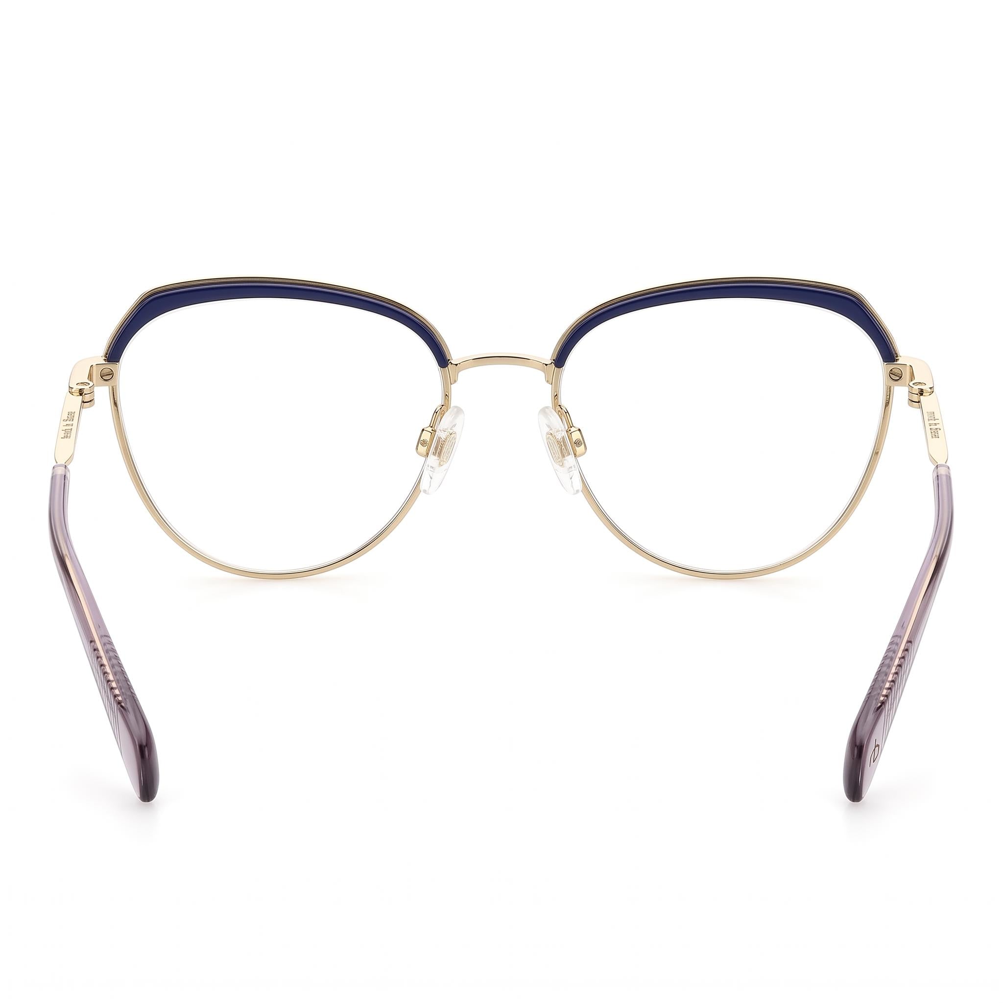 rag & bone Rnb3030/G Women's Sunglasses with Blue Gold Metal Frame and Polycarbonate Lenses 52mm, Photo 3