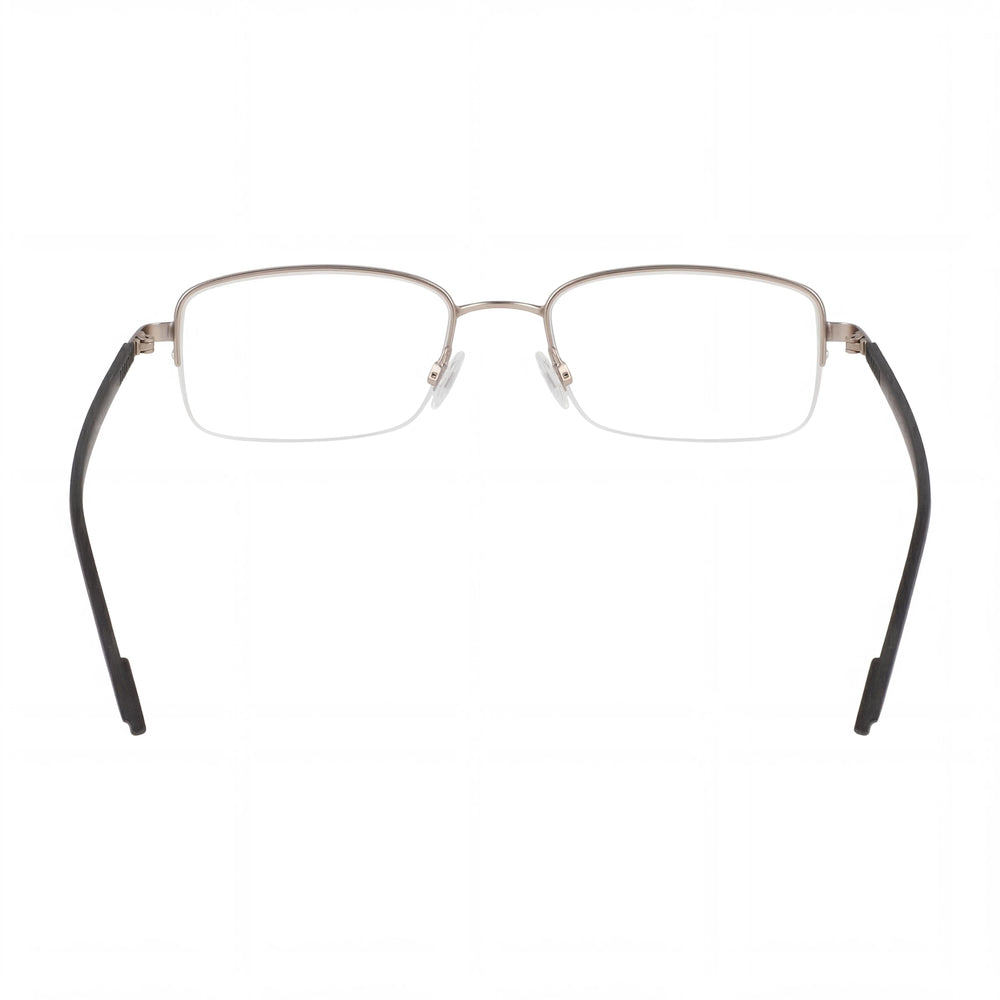 Flexon Casual Men's Metal Frame Eyeglasses in Satin Taupe, 52mm Lens, 19mm Bridge, 145mm Temple
