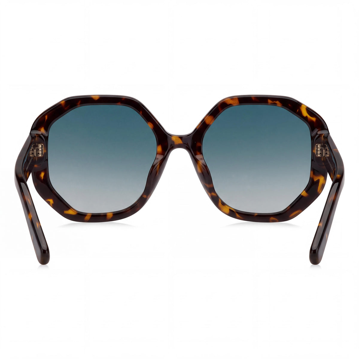 Gafas de sol de plástico clásico Habana azul claro sombreado con protección UV Marc Jacobs MARC 659/S para mujer 53mm, Photo 3