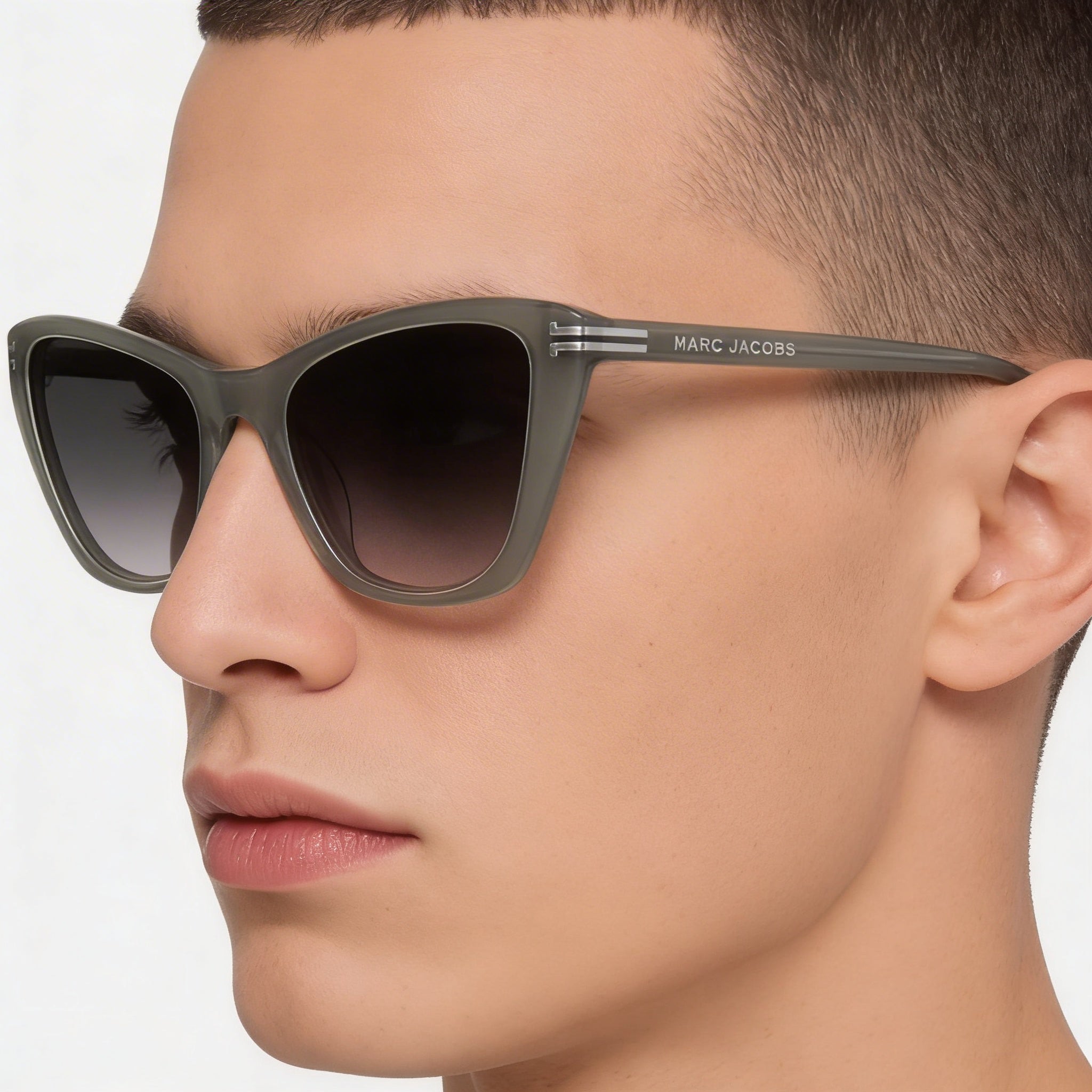 Marc Jacobs Mod(Jar) Men's Sage Grey Acetate UV Protected Eyeglasses 53mm, Photo 5