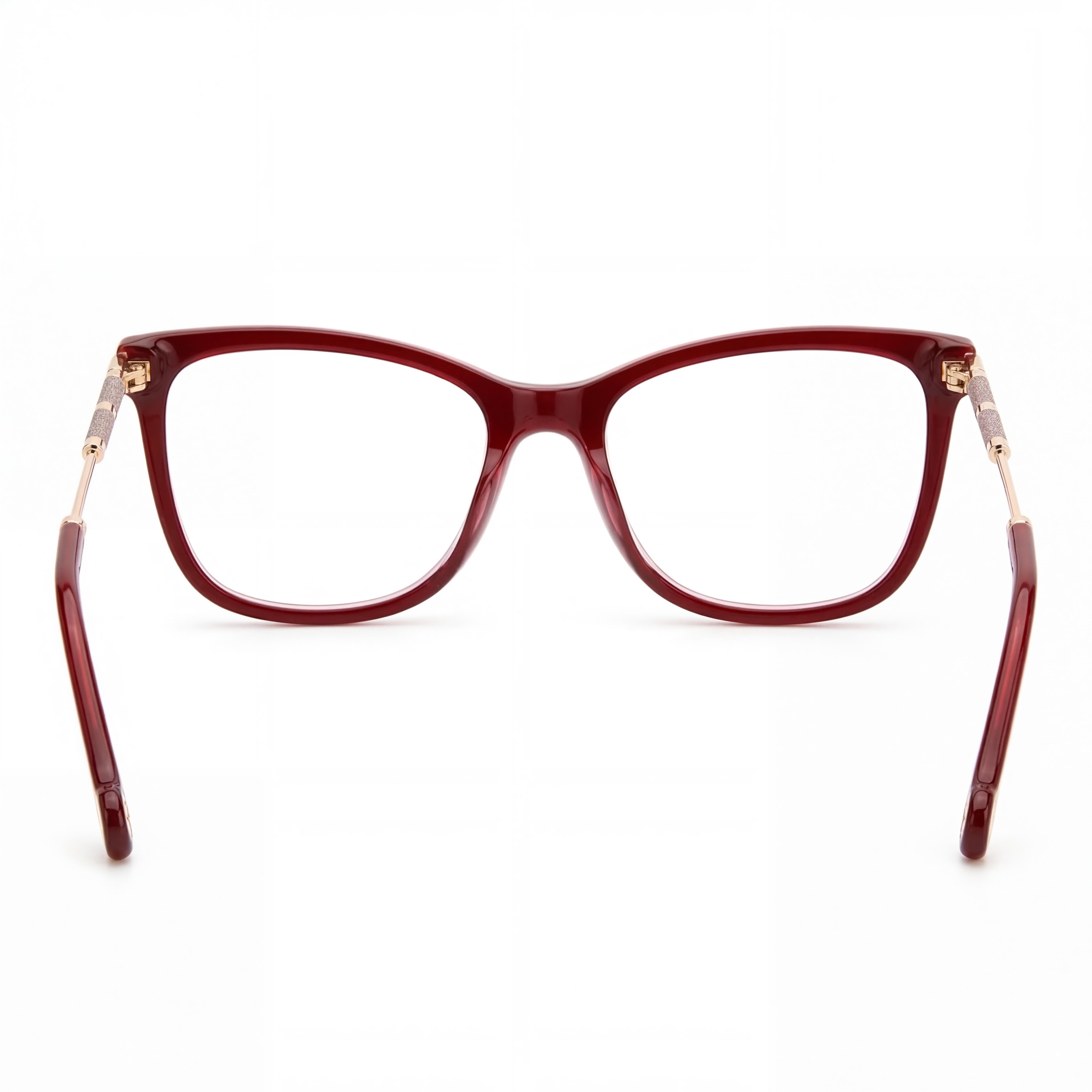 Carolina Herrera Her 0151 Casual Style Acetate Frame Burgundy Non-Polarized Sunglasses for Women, 54mm, Photo 3