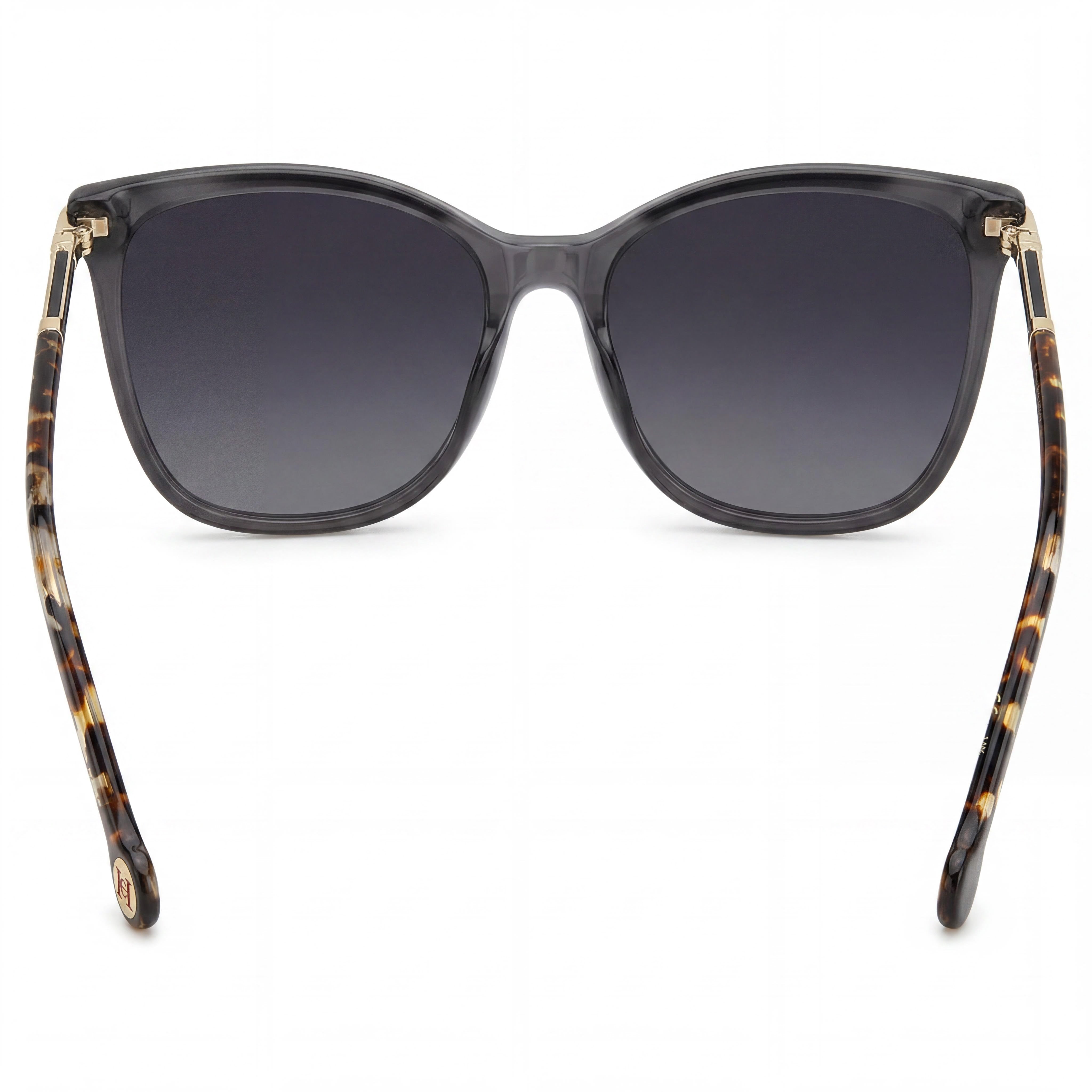 Carolina Herrera HER 0268/S Gafas de sol unisex casuales de acetato gris con lentes grises oscuras sombreadas no polarizadas con protección UV 17-140, Photo 4