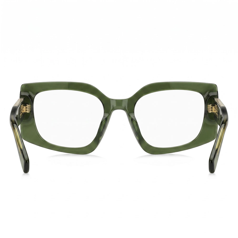 Marc Jacobs Classic Women's Sunglasses, Green Plastic Frame, Multicolor Polycarbonate Lenses, Lens Width 53mm