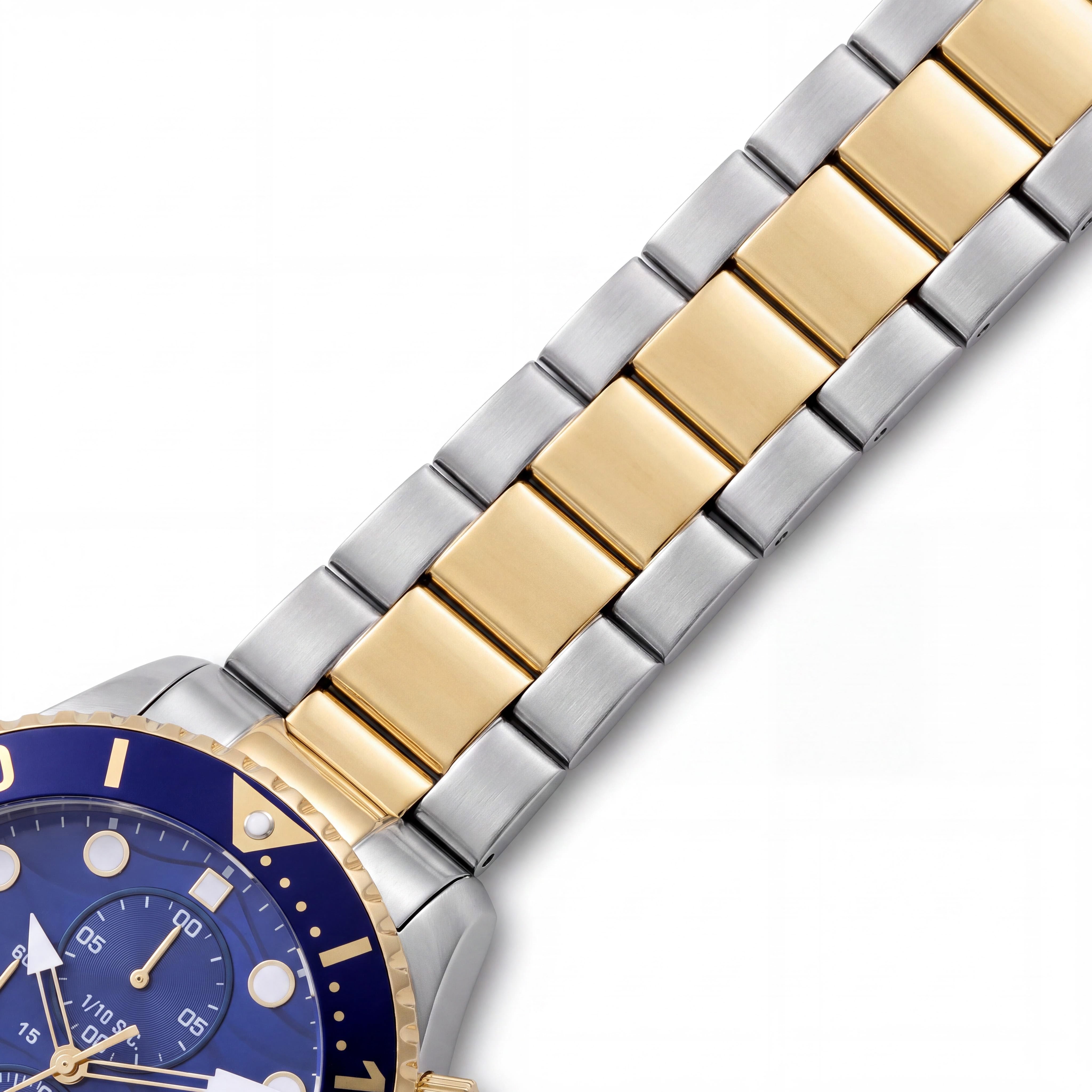 Invicta Pro Diver 50224 Men's Chronograph Quartz Watch with Blue Dial, Silver Stainless Steel Case, 53mm, Photo 3