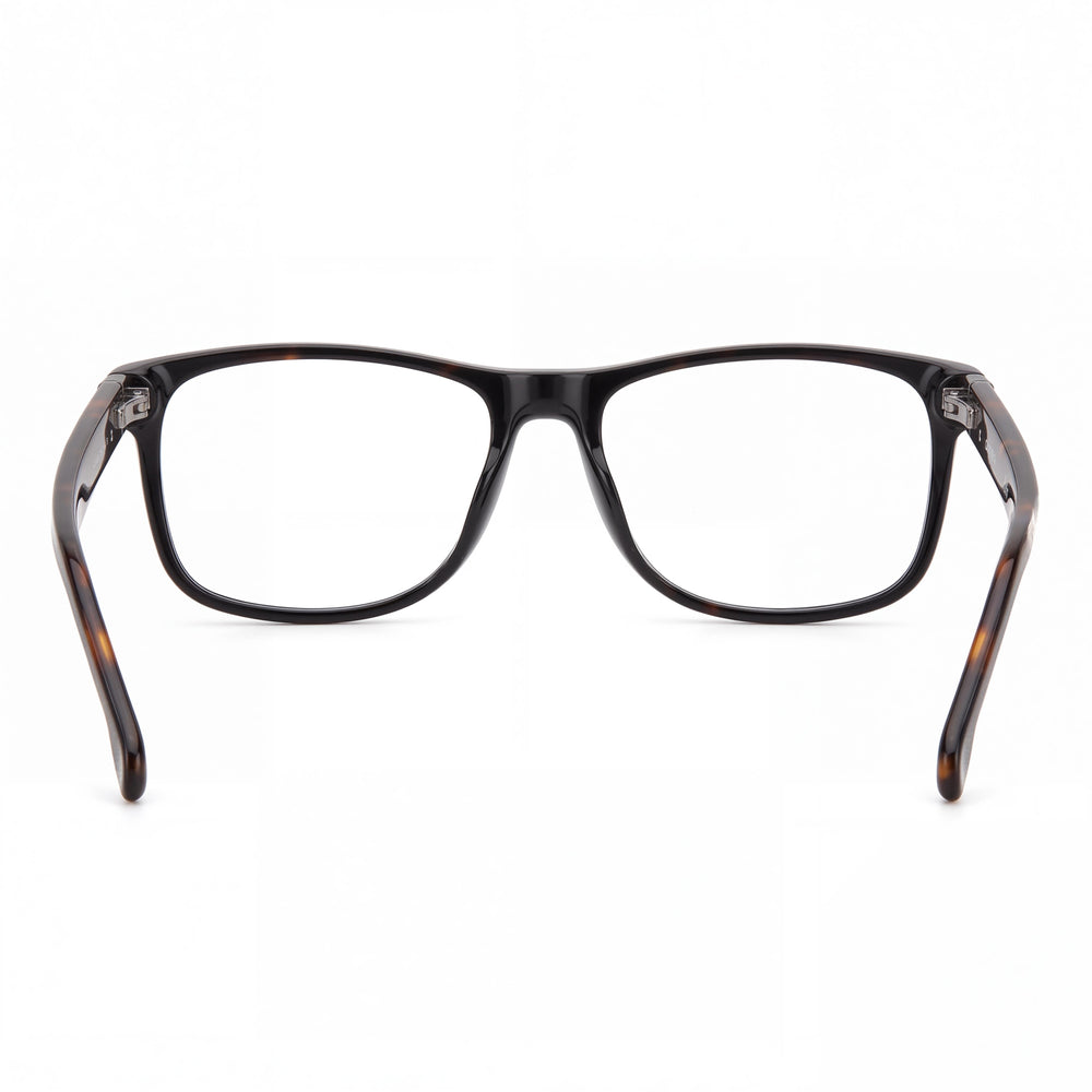 Gafas Carrera Carrera 8889 de estilo moderno para hombre con montura de acetato negro y lentes de policarbonato, talla 56