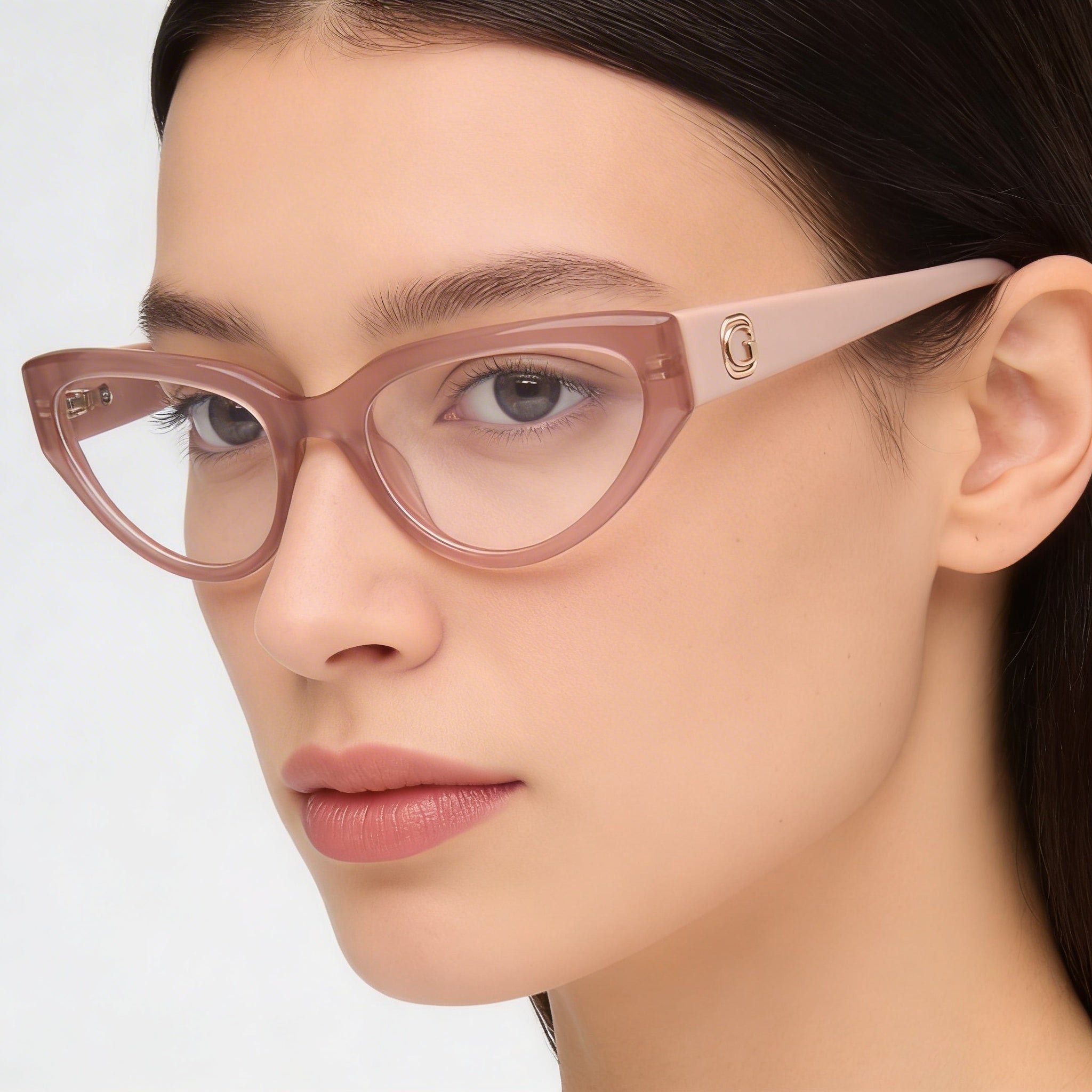 GUESS Gu50113 Women's Beige Monocolour Prescription Optical Eyeglasses Frame, Lens 53 Bridge 18 Temple 145, Photo 3