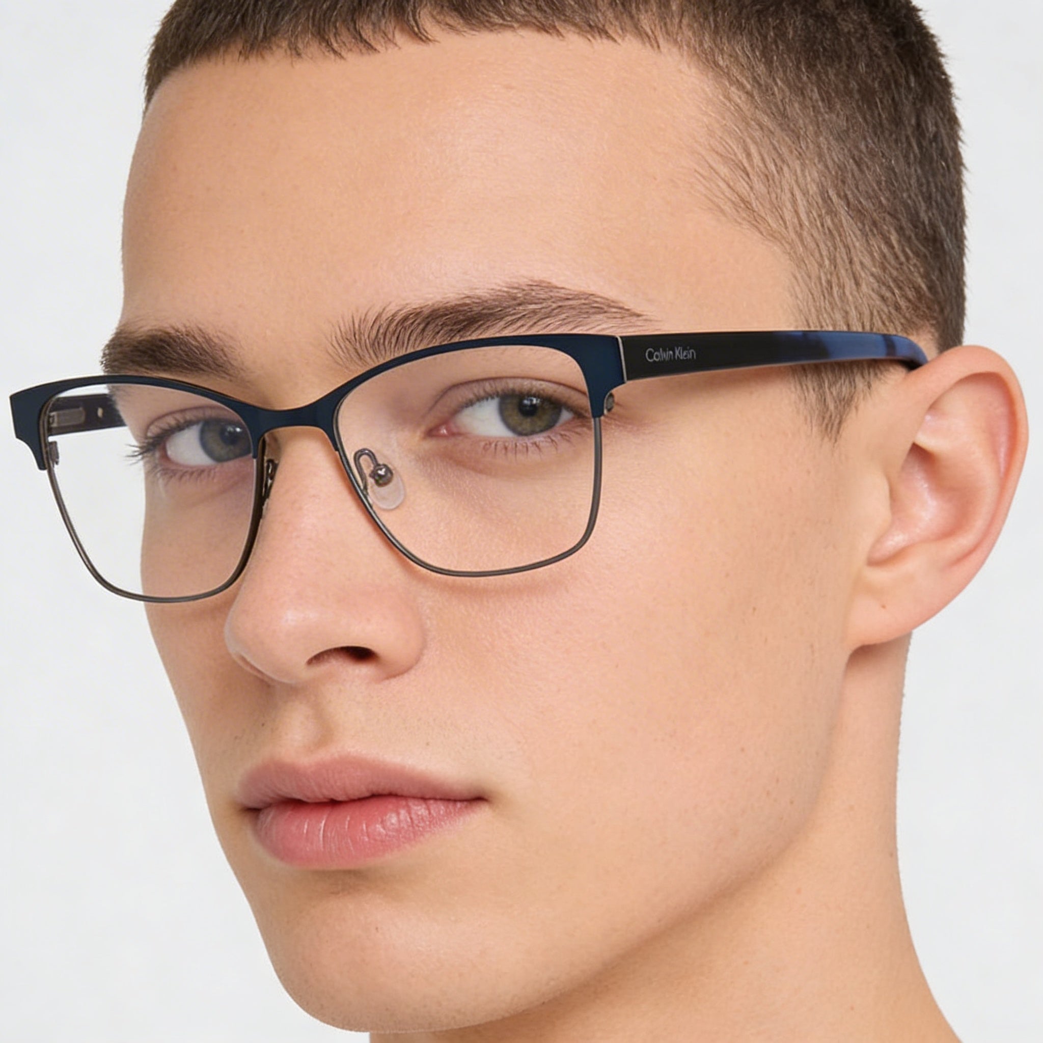 Gafas de sol Calvin Klein Ck23107 unisex de policarbonato y metal azul, tamaño: lente 52 mm, puente 17 mm, patilla 140 mm, Photo 4