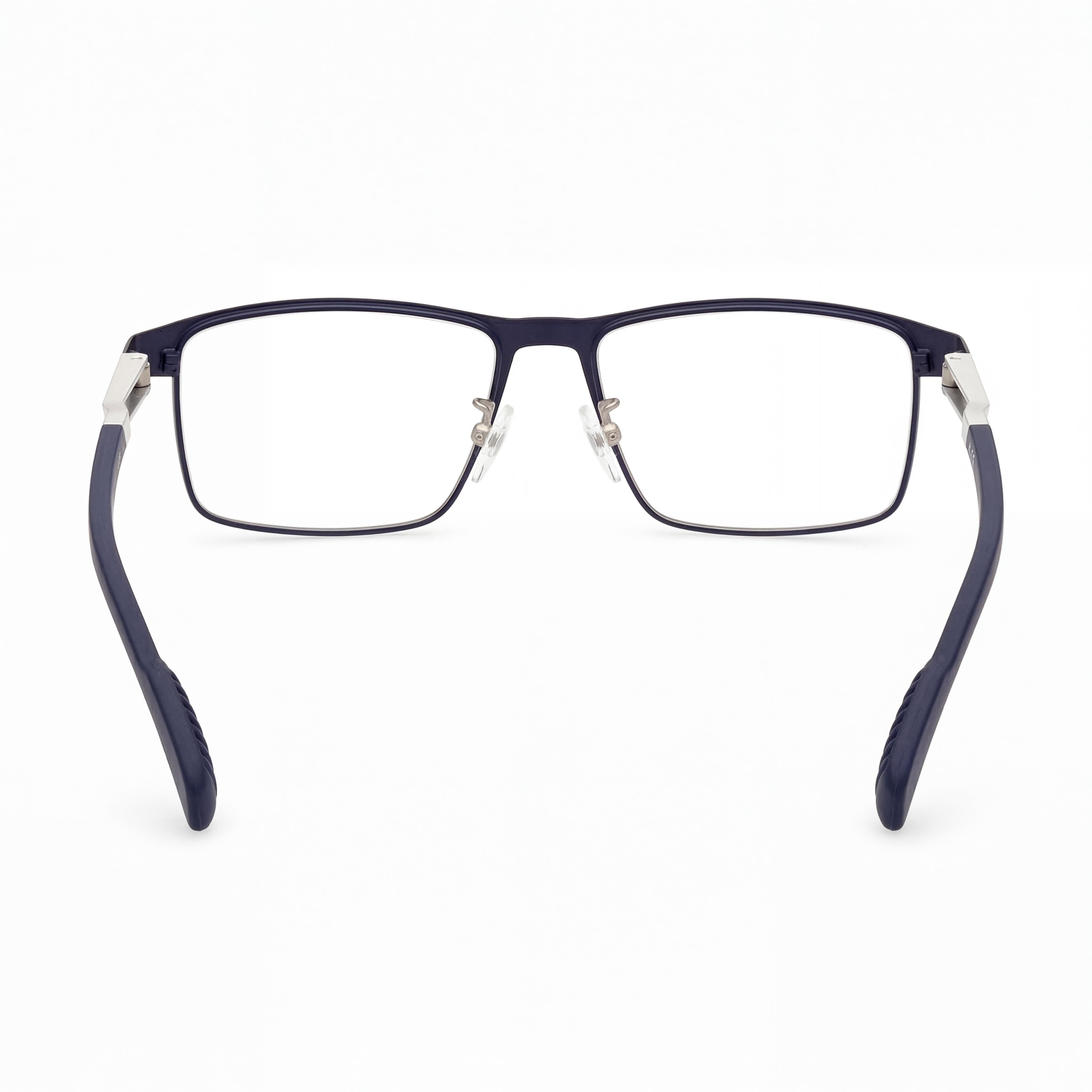 Gafas de vista Adidas Sp5023 para hombre con montura metálica en azul rodio mate, lentes de 54 mm, puente de 15 mm, patillas de 140 mm, Photo 2