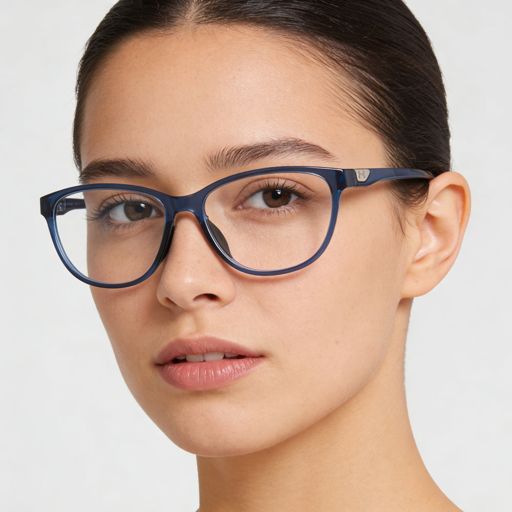 Under Armour Modern Women's Polyamide Frame Polycarbonate Lens Blue Crystal Sunglasses 54mm