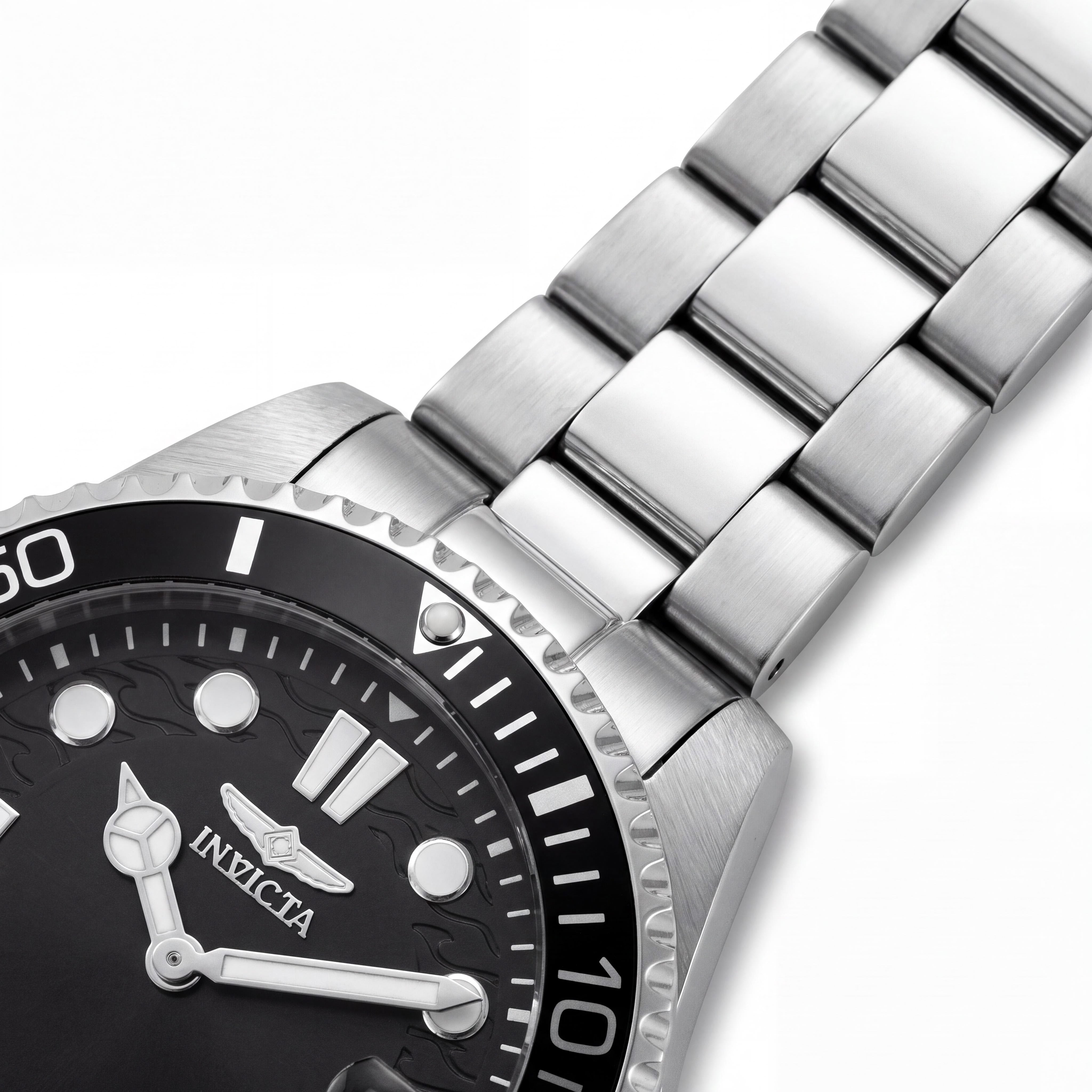 Invicta Pro Diver 49703 Men's Quartz 10 ATM Water Resistant Stainless Steel Grey Dial 43mm Watch, Photo 3