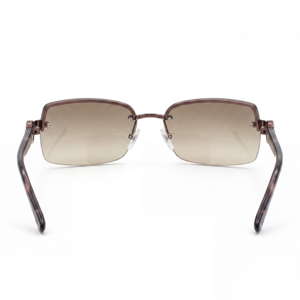 Gafas casuales Marc Jacobs para mujer, montura de metal negro dorado, lentes de policarbonato, 54 mm