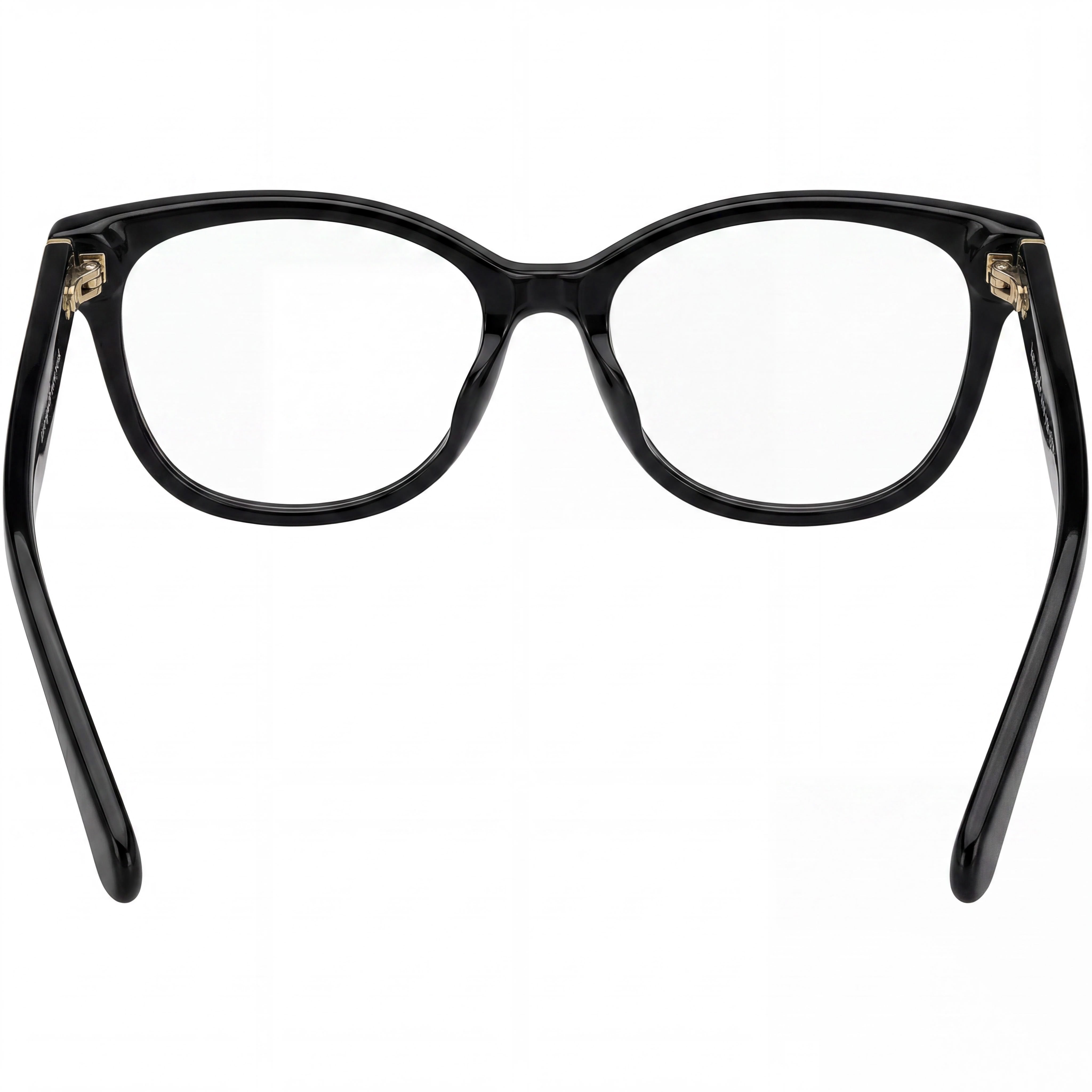 kate spade new york Gafas de Prescripción de Acetato Negro y Plata para Mujer con Lentes Negras, Talla 53-16-42, Photo 3