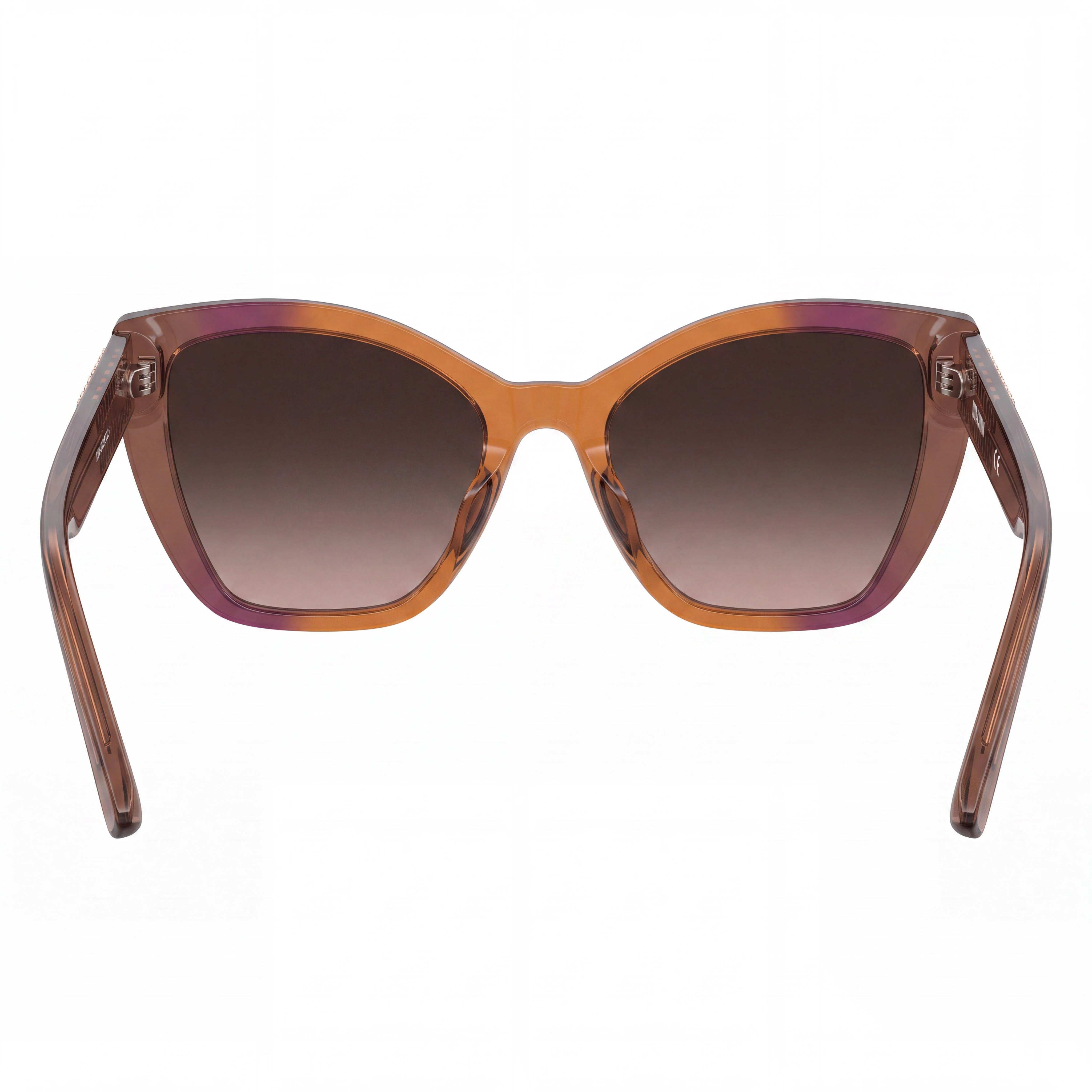 Gafas de sol rectangulares de acetato Moschino para mujer MOS155/S Marrón Naranja 55mm, Photo 4