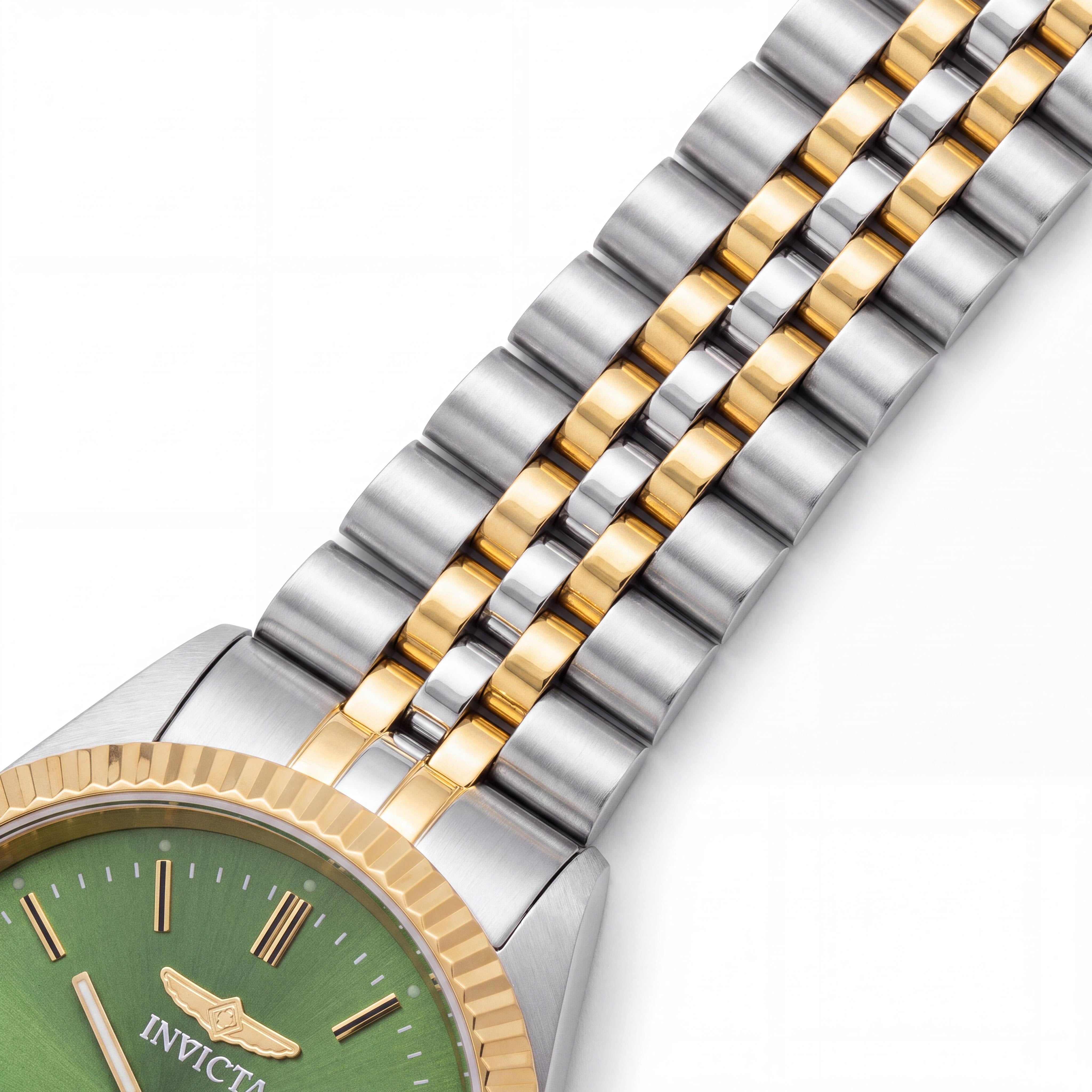 Invicta 49315 Specialty Unisex Quartz Watch, 43mm, Green Dial, Two-Tone Stainless Steel, Photo 2