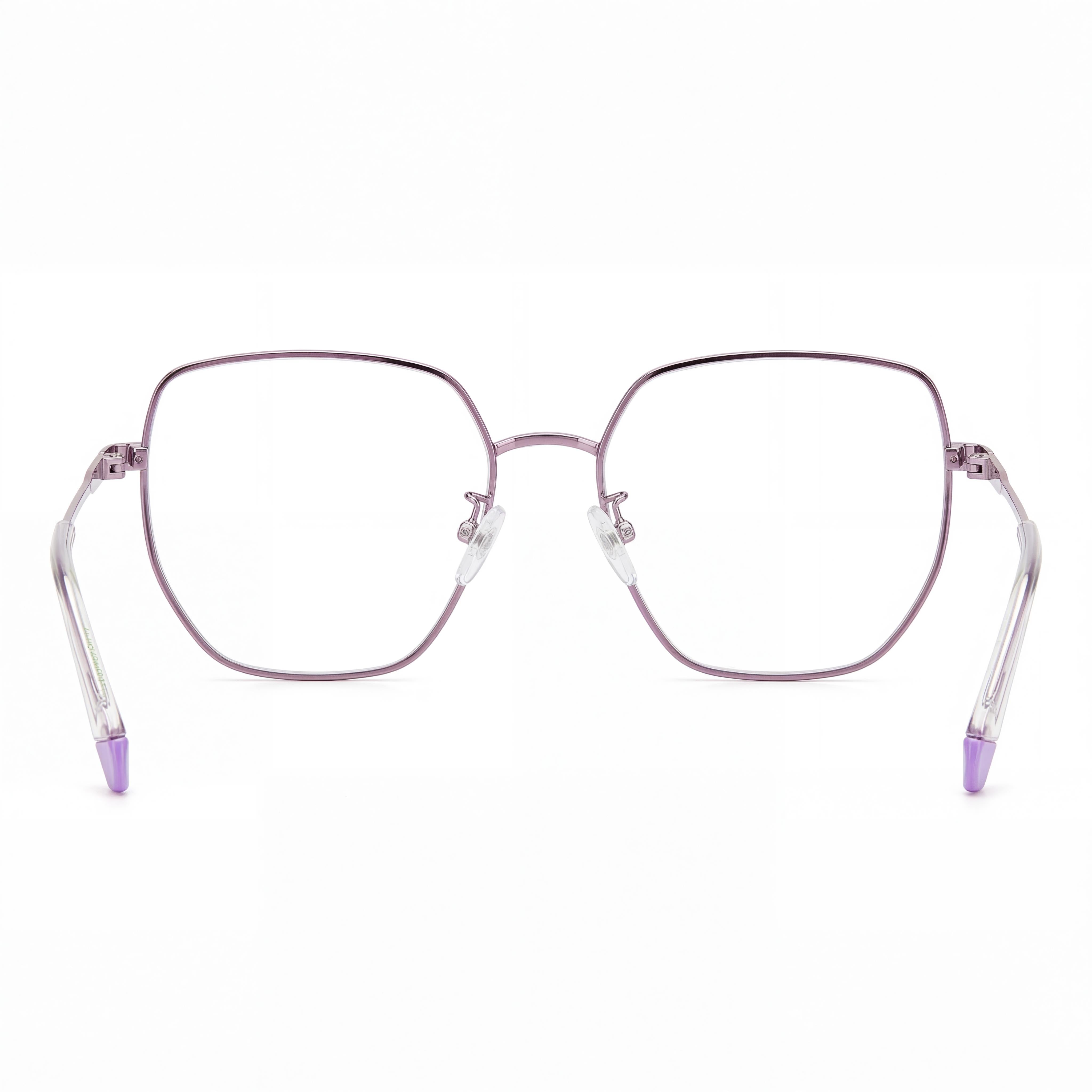Polaroid Pld D508/G Women's Lilac Stainless Steel Optical Frames with Polycarbonate Lenses 53-17-145mm, Photo 3