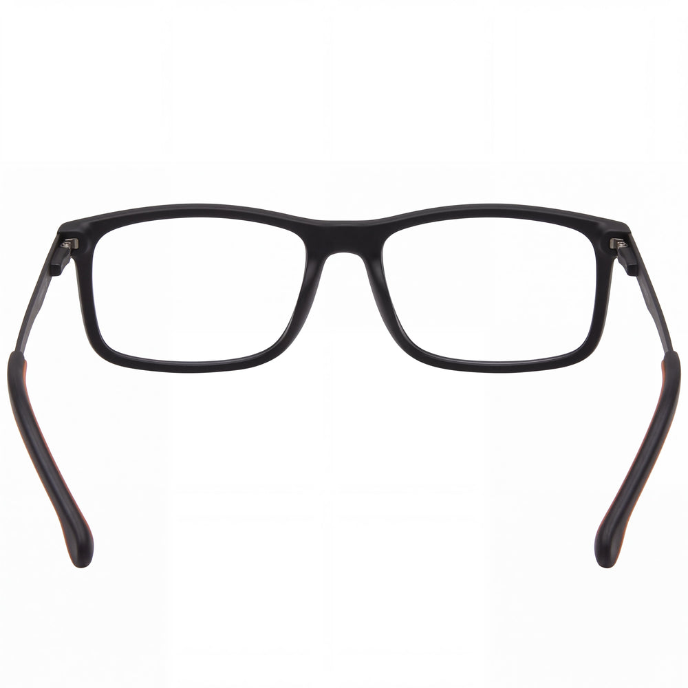 Gafas Rectangulares Unisex Estilo Moderno Carrera 8883 Montura de Propionato de Celulosa Inyectado Negro Mate 54mm
