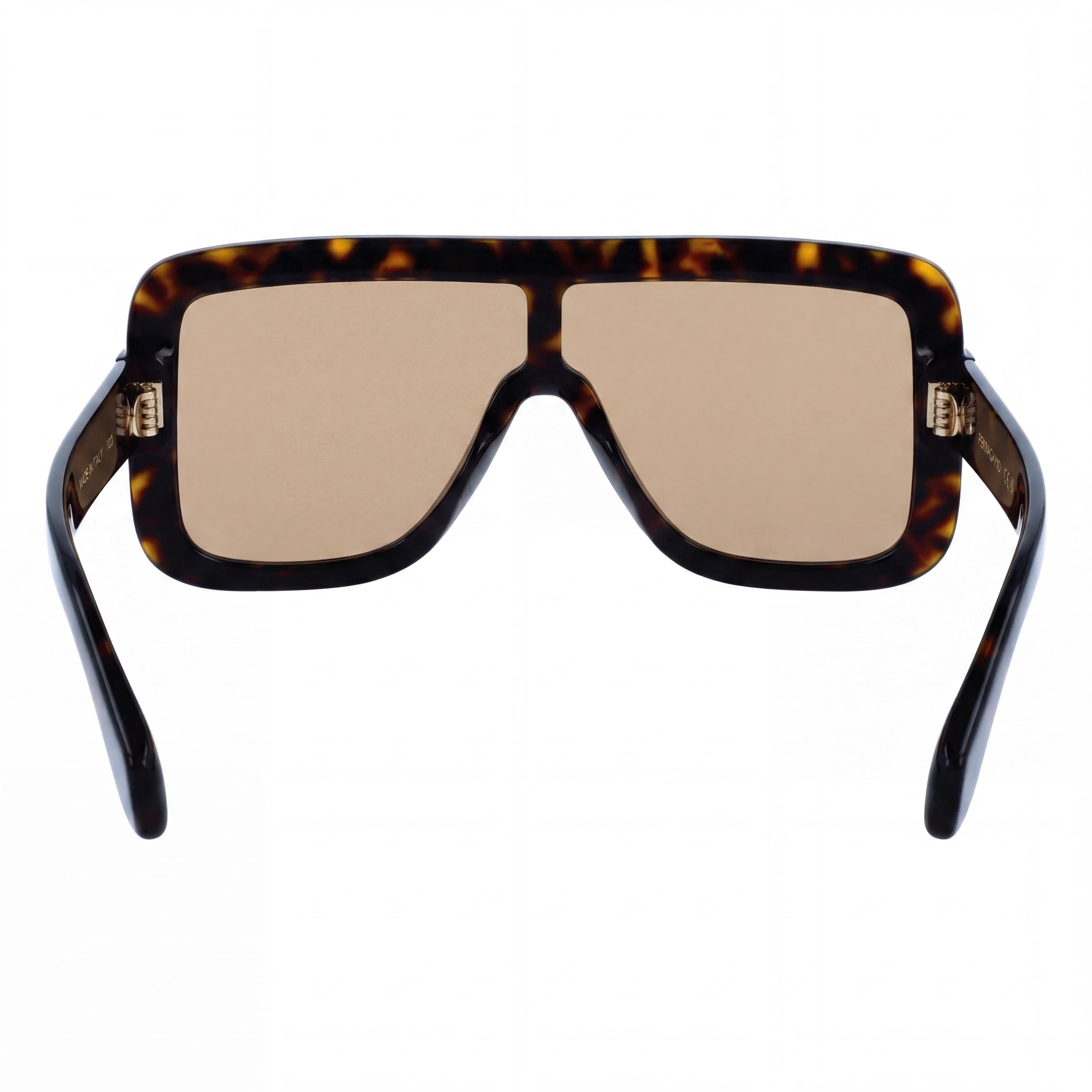 Gafas de sol de acetato de carey oscuro para mujer Ferragamo Modern UV 400 55-20, Photo 4