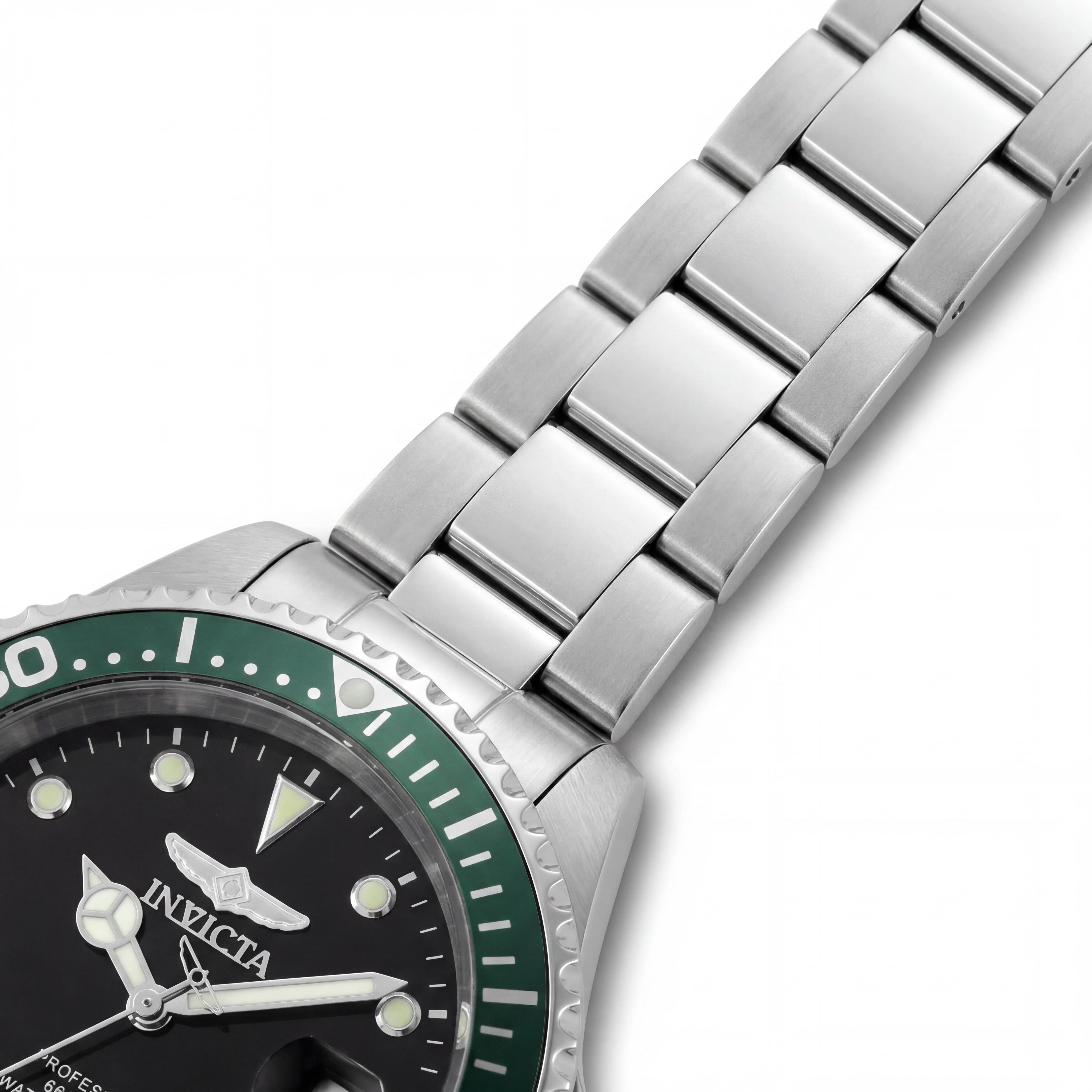Invicta Pro Diver 48725 Reloj Unisex de Cuarzo de Acero Inoxidable de 37mm Resistente al Agua con Esfera Negra, Photo 3