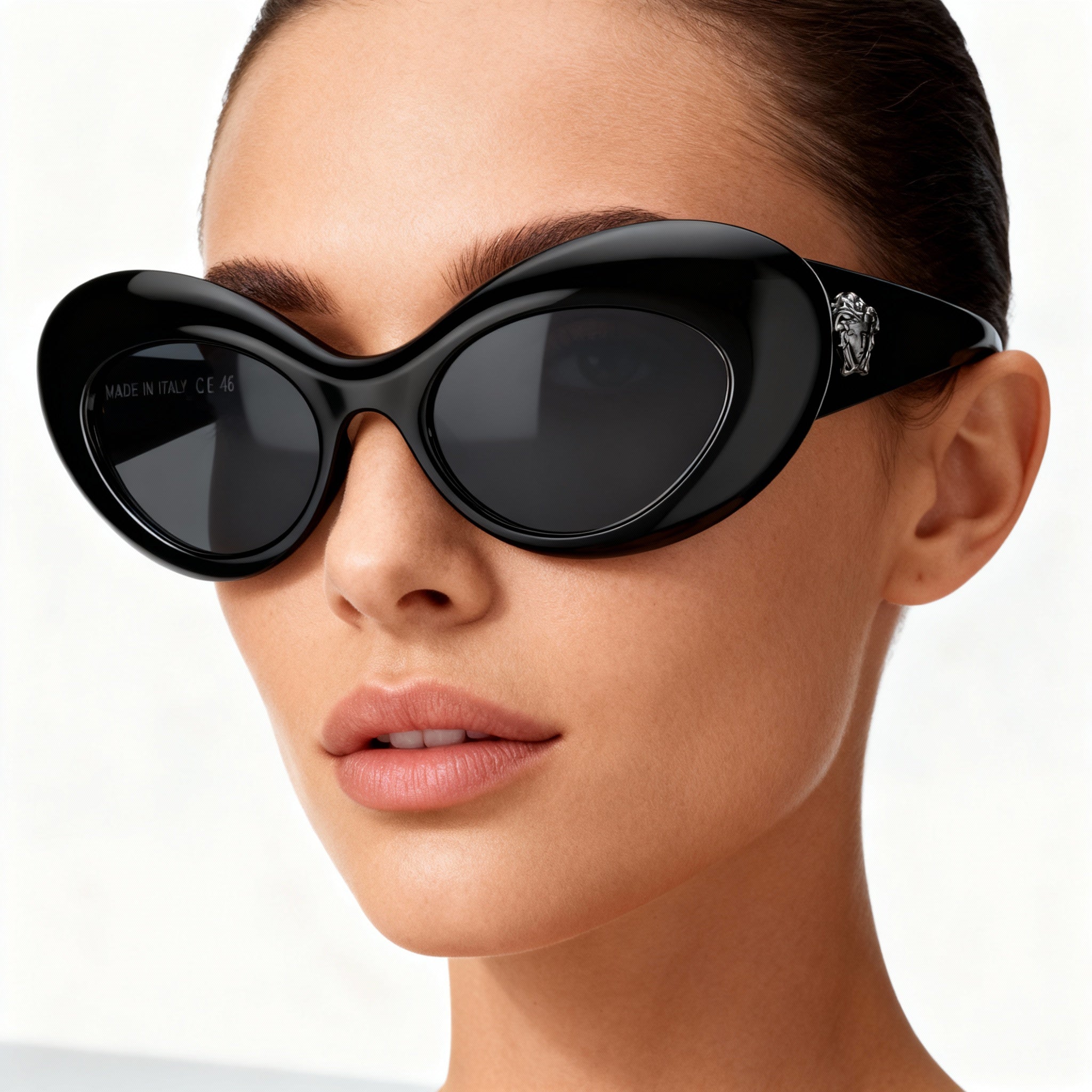 Versace Women's Ve 4456u Multi-Coloured Frame Sunglasses with Grey Non-Polarized Lenses, Photo 4