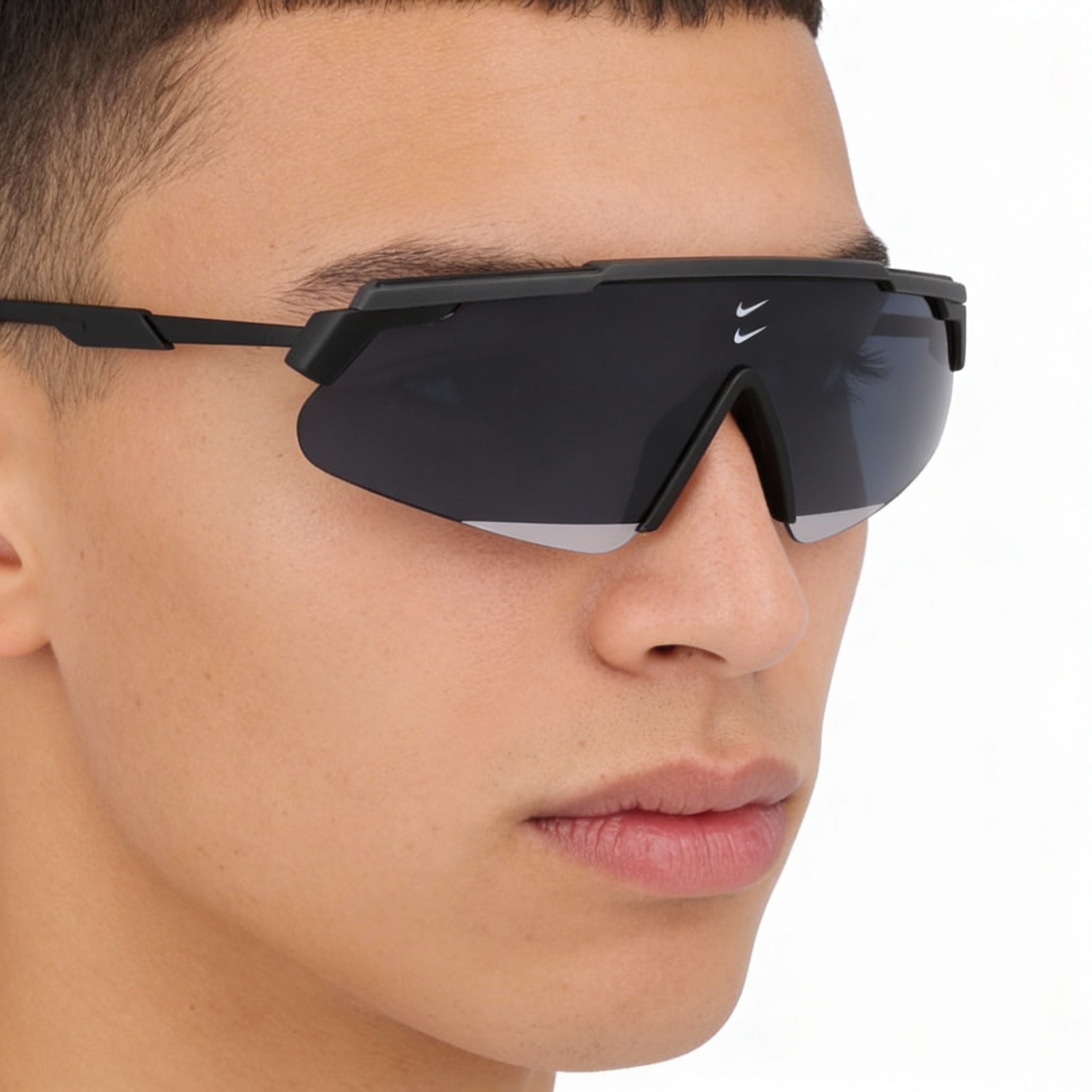 Gafas de sol Nike MARQUEE FN0301 unisex modernas inyectadas, no polarizadas, gris oscuro, 66 mm, Photo 4
