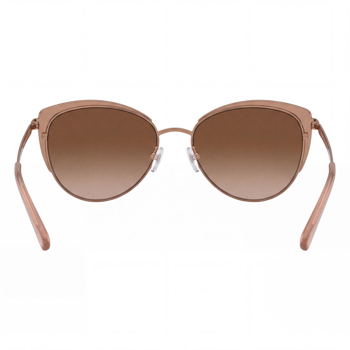 Michael Kors Key Biscayne MK1046 Women's Mink Brown Metal Cat Eye Gradient Non-Polarized UV Protection Sunglasses 56mm, Photo 3