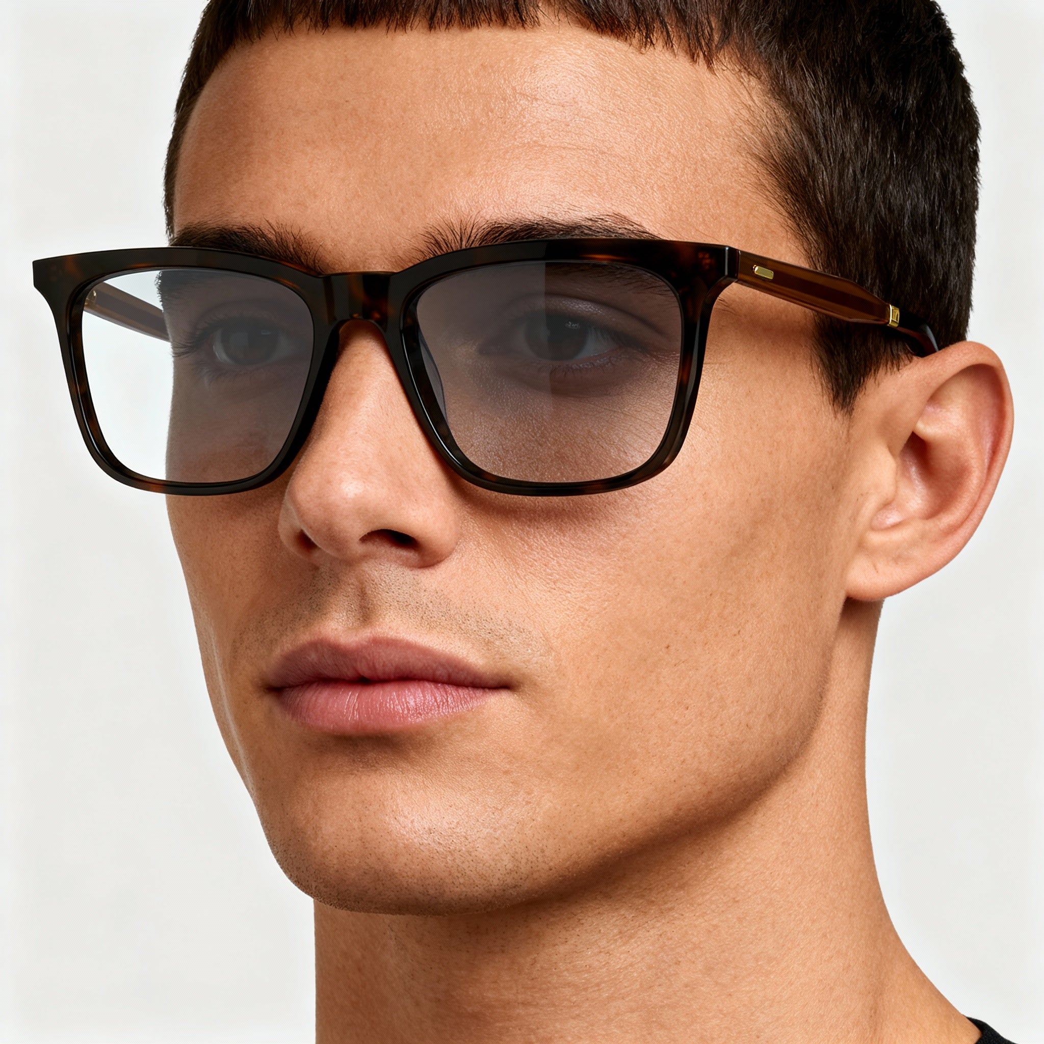 Calvin Klein Modern CK23547 Unisex Tortoise Acetate Non-polarised Polycarbonate Sunglasses 55mm, Photo 4