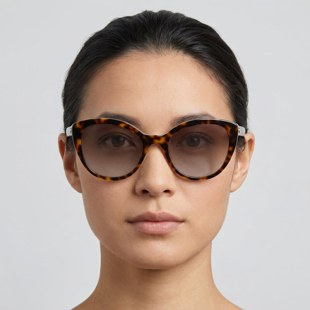 kate spade new york Amberlee/S Gafas de Sol para Mujer, Montura de Acetato Negro, Lentes Grises Degradadas, Protección UV, Aptas para Receta, 55mm