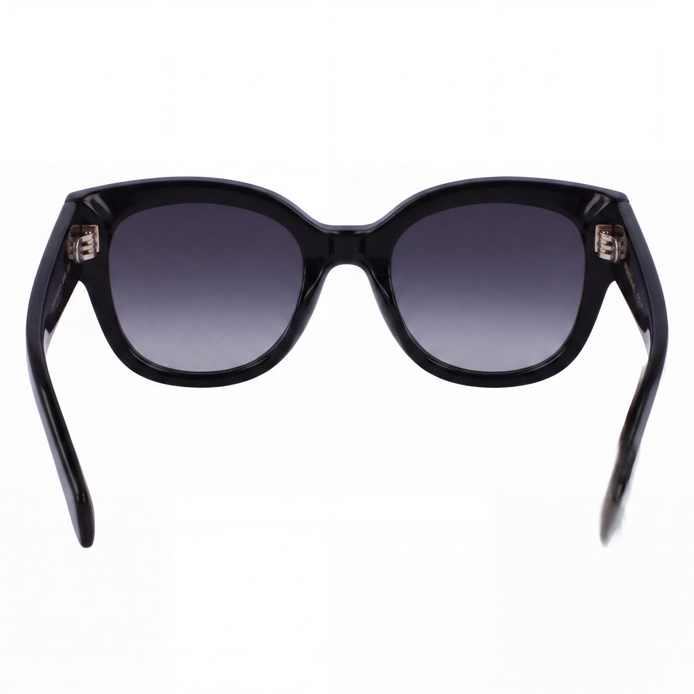 Salvatore Ferragamo SF2007S Women's Casual Black Acetate Gradient Grey UV Protection Sunglasses 51mm
