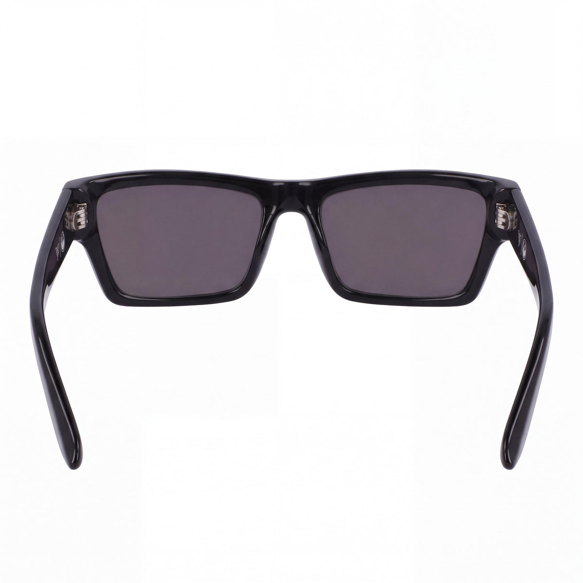 Dragon Alliance DR113S Unisex Rectangle Acetate Shiny Black Sunglasses with Lumalens Smoke Non-Polarized UV Protection Lenses 55mm, Photo 3