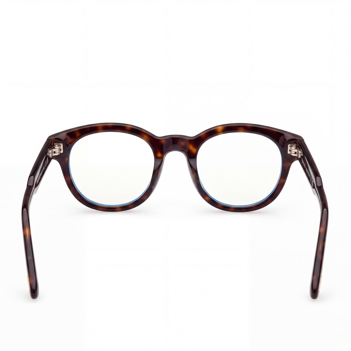 Tom Ford Ft6121-b Round Unisex Blue Filter Plastic Non- Eyeglasses Dark Havana 47-21-145, Photo 3