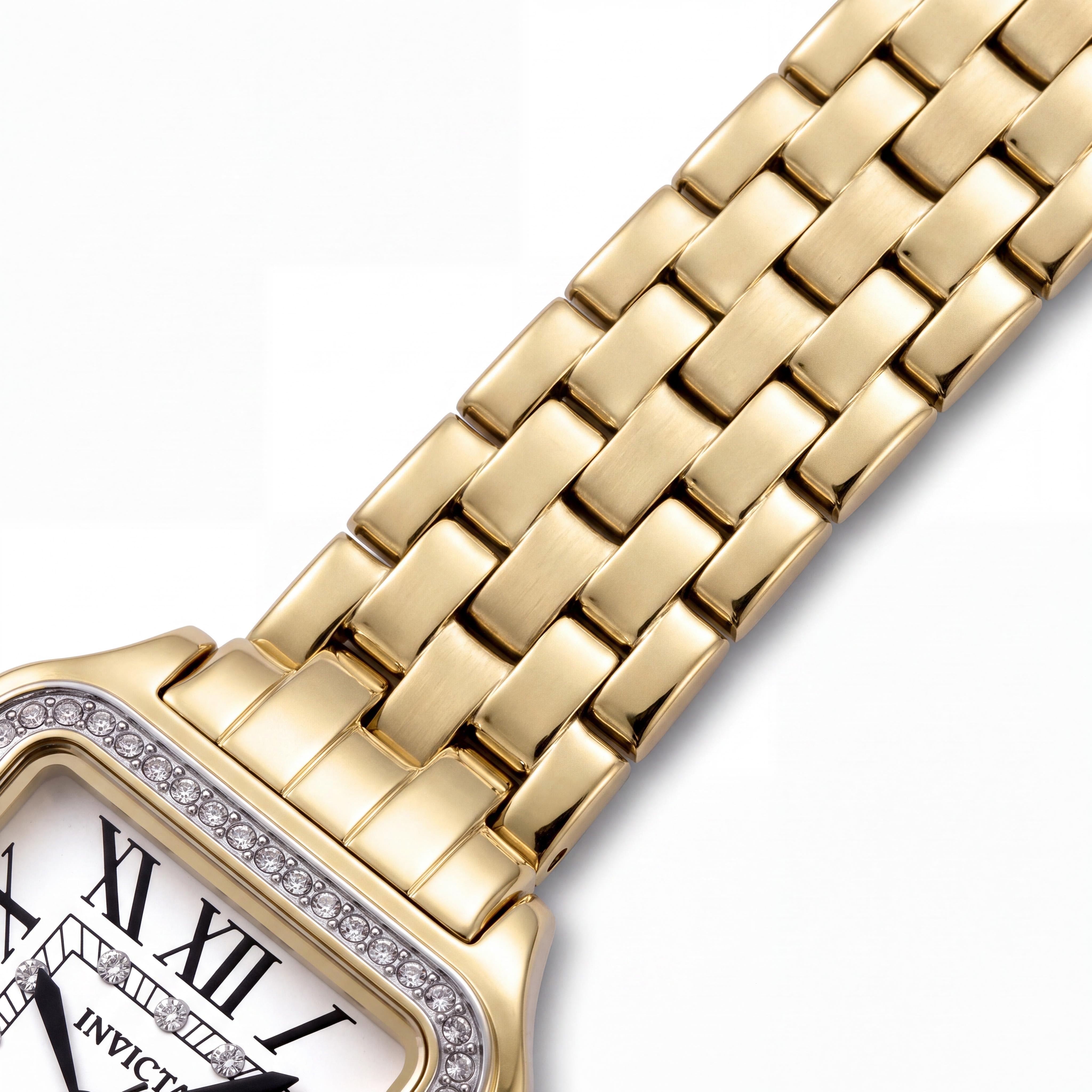 Invicta Angel 48995 Women's Silver Dial Stainless Steel Bracelet Quartz Watch 28mm, Water Resistant, Photo 3