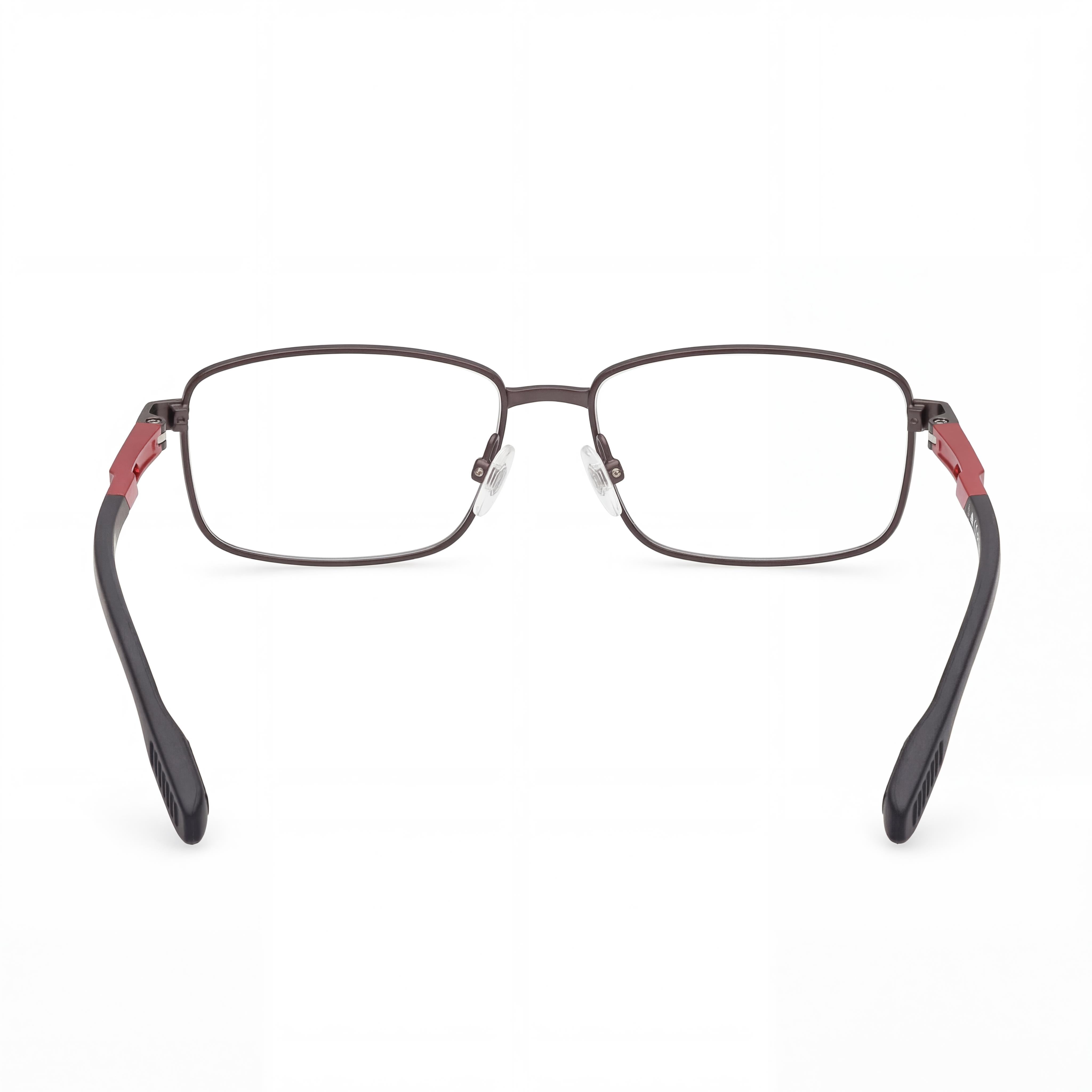 Gafas ópticas unisex adidas Sport SP5085-H con montura metálica brillante color plomo y lentes transparentes de 55 mm, Photo 3