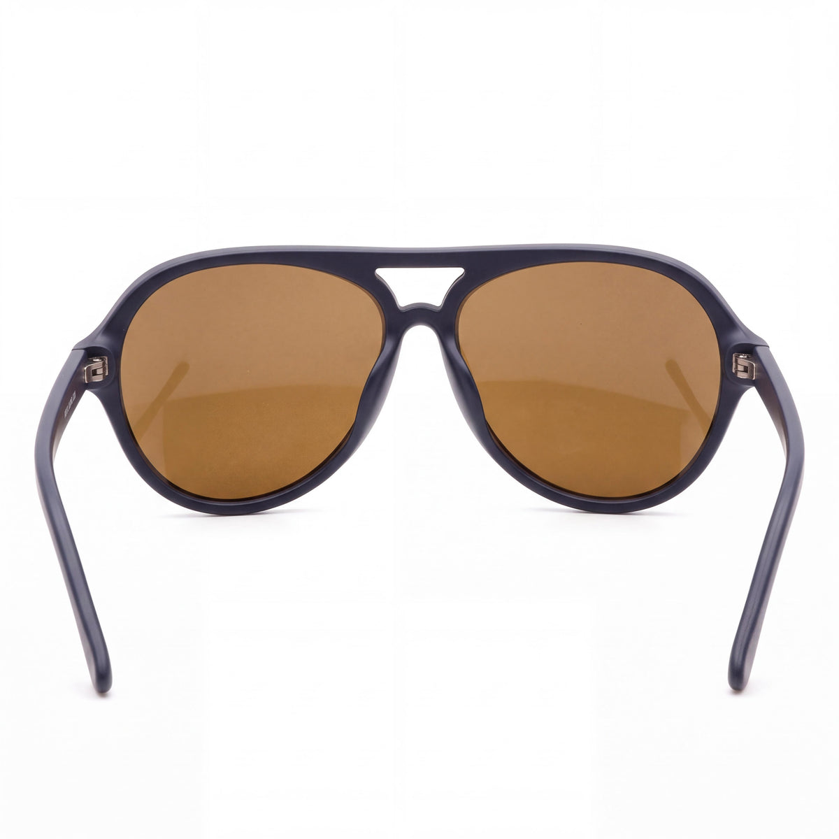 Calvin Klein Men's Ck19532s Plastic Aviator Sunglasses, Matte Navy Grey, 58mm, 100% UV Protection, Photo 4