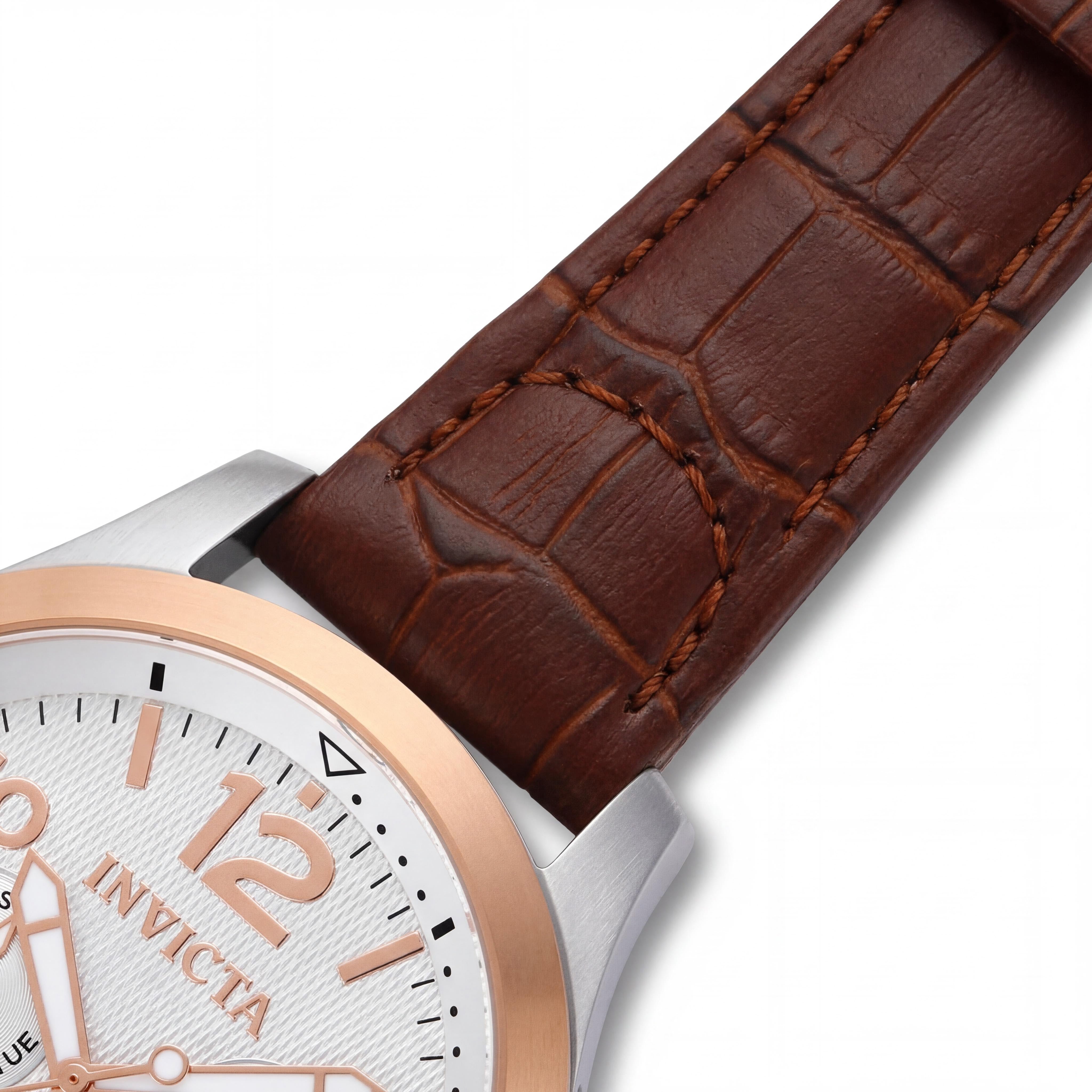 Invicta Mens 13010 I-Force Men's Silver, Rose Gold, Brown Watch, 48mm, Photo 3
