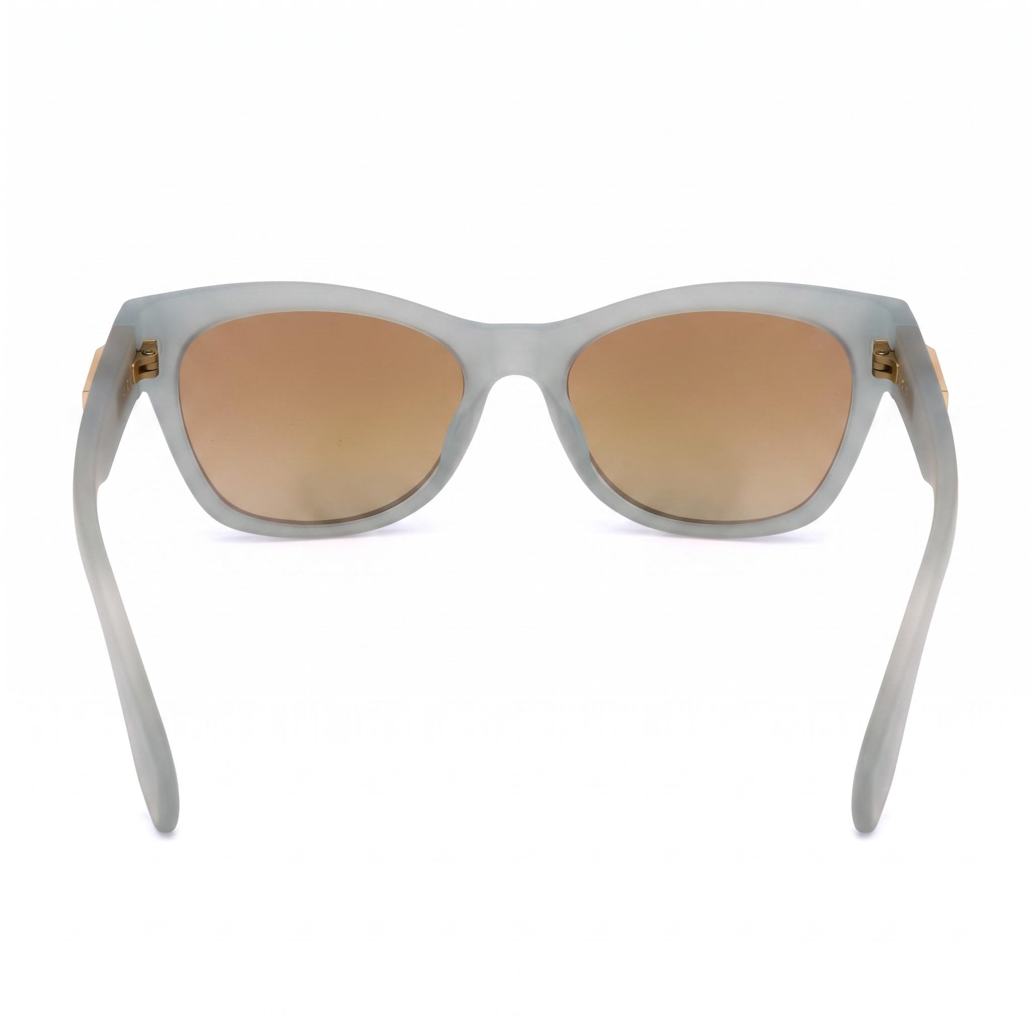 Gafas de sol Adidas Originals Contemporaneo para mujer, de acetato azul claro mate, con efecto ojo de gato, marrón, con protección UV y 54 mm, Photo 4
