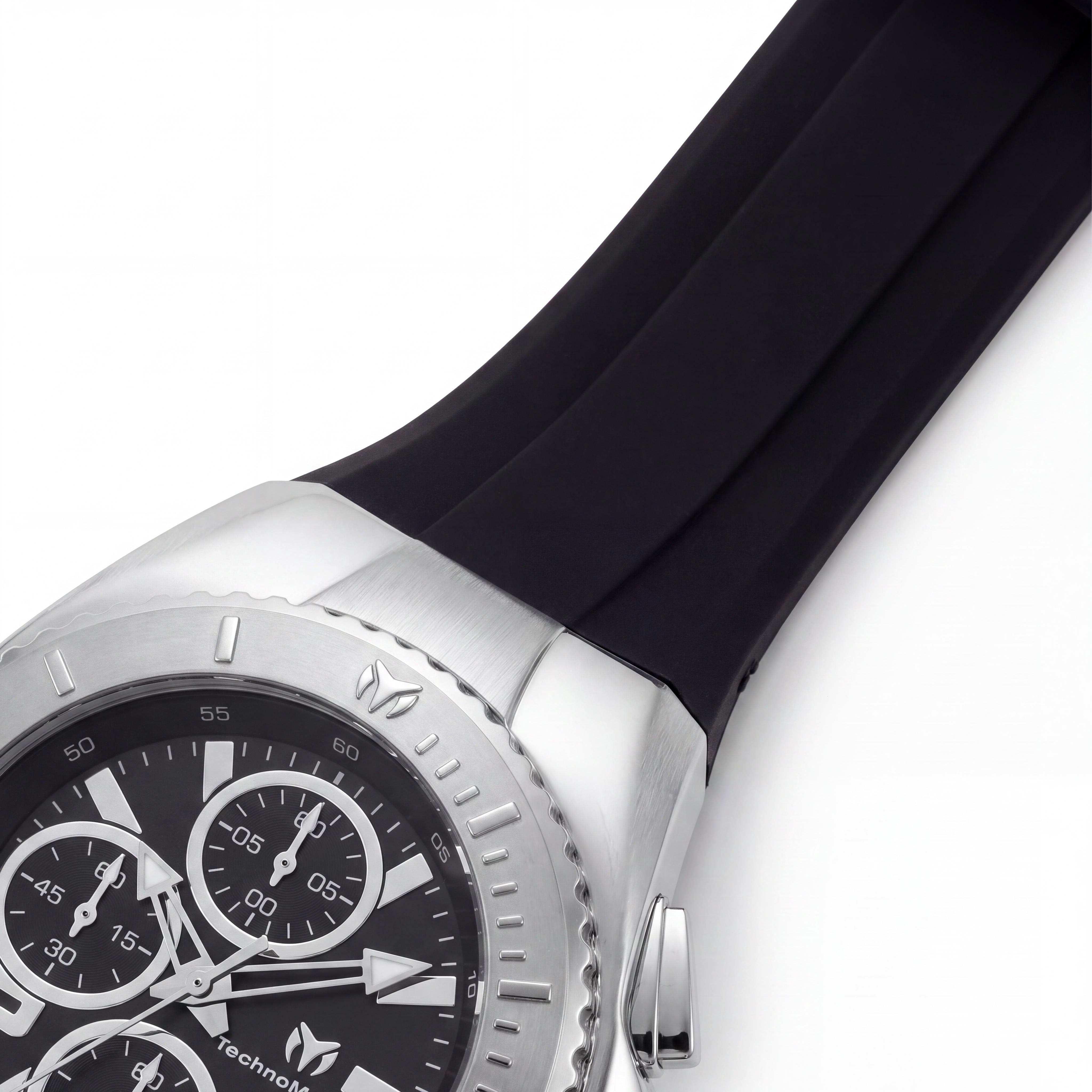 Reloj de cuarzo para hombre TechnoMarine Cruise Original TM-124029, esfera de nácar negra, acero, 43 mm con 3 correas de silicona, Photo 3