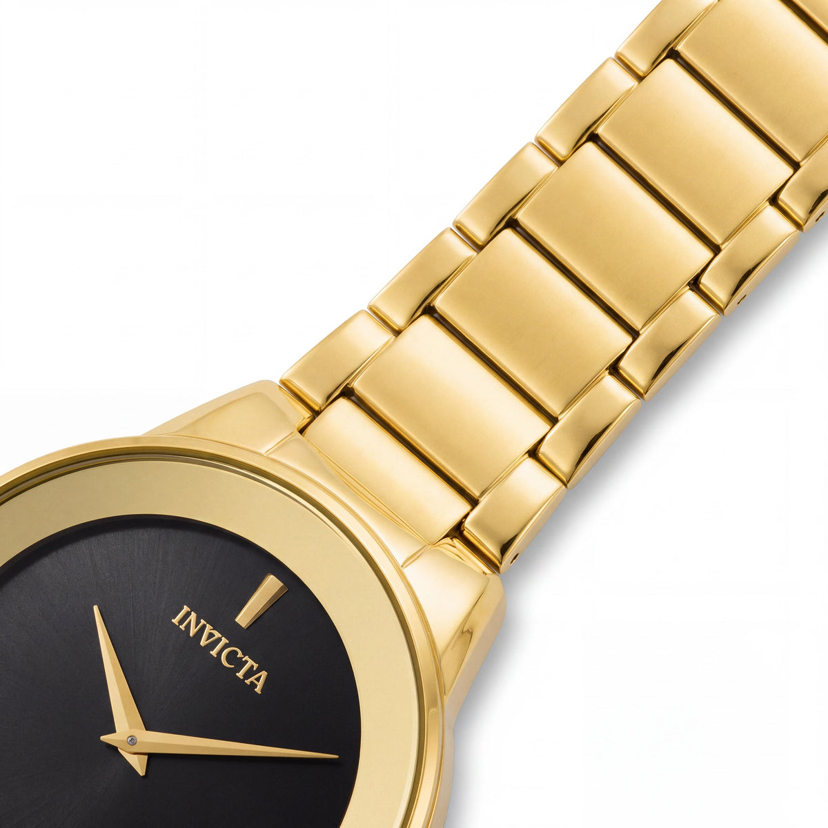 Invicta Specialty 30537 Reloj Unisex de Cuarzo con Brazalete de Acero Inoxidable Negro 40mm, Brilla en la Oscuridad, Resistente al Agua 5 ATM, Photo 2
