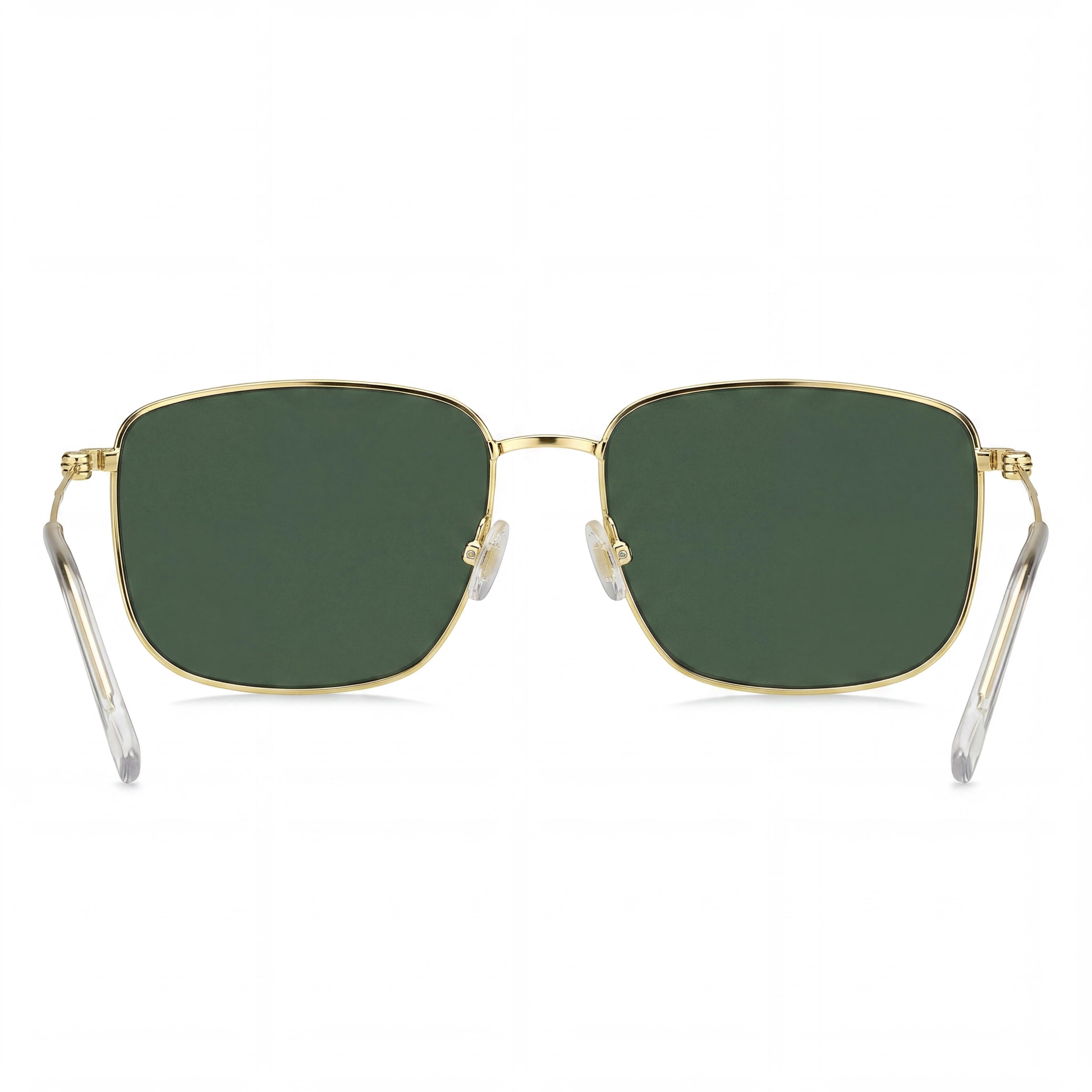 Hugo Boss Boss 1619/F/S Rectangular Women's Stainless Steel Gold Green UV Protected Non-Polarized Sunglasses 58-17-145, Photo 4