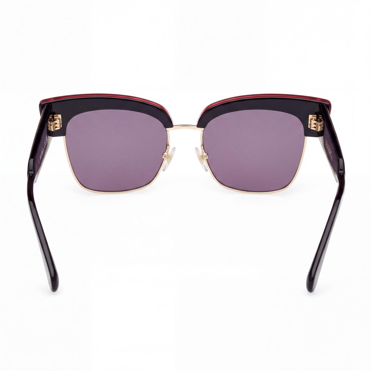 Max & Co. MO0092 Women's Black Acetate Frame Non-Polarized Sunglasses with Smoke Lenses 54-17-140mm, Photo 3