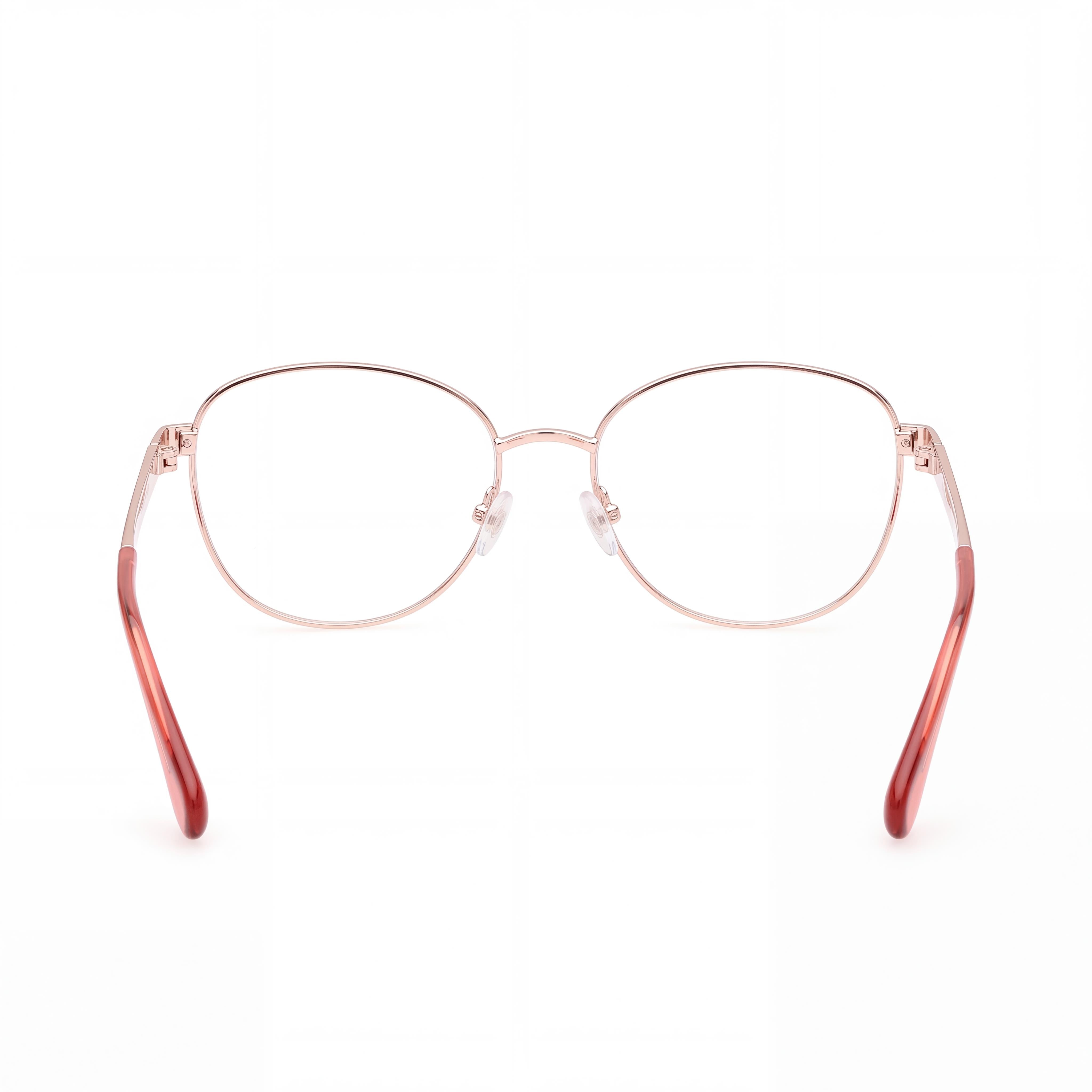 Max & Co. MO5148 028 Women's Eyeglasses with Shiny Rose Gold Frame - Lens Width 54mm, Bridge 16mm, Temple Length 140mm, Photo 3