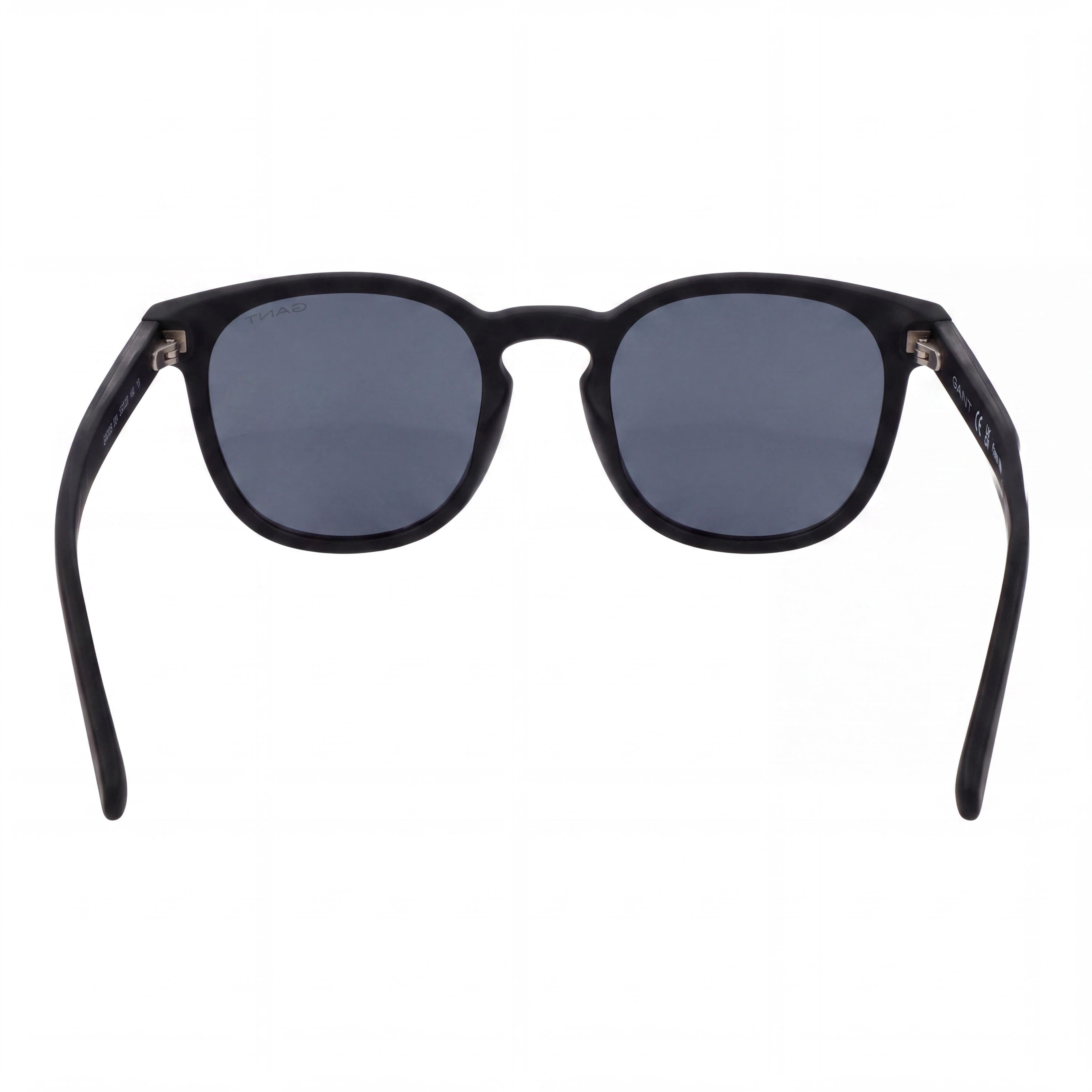 GANT GA7203 Gafas de sol modernas para hombre con montura inyectada en negro mate y lentes de plástico ahumado, 53-22-145, Photo 4